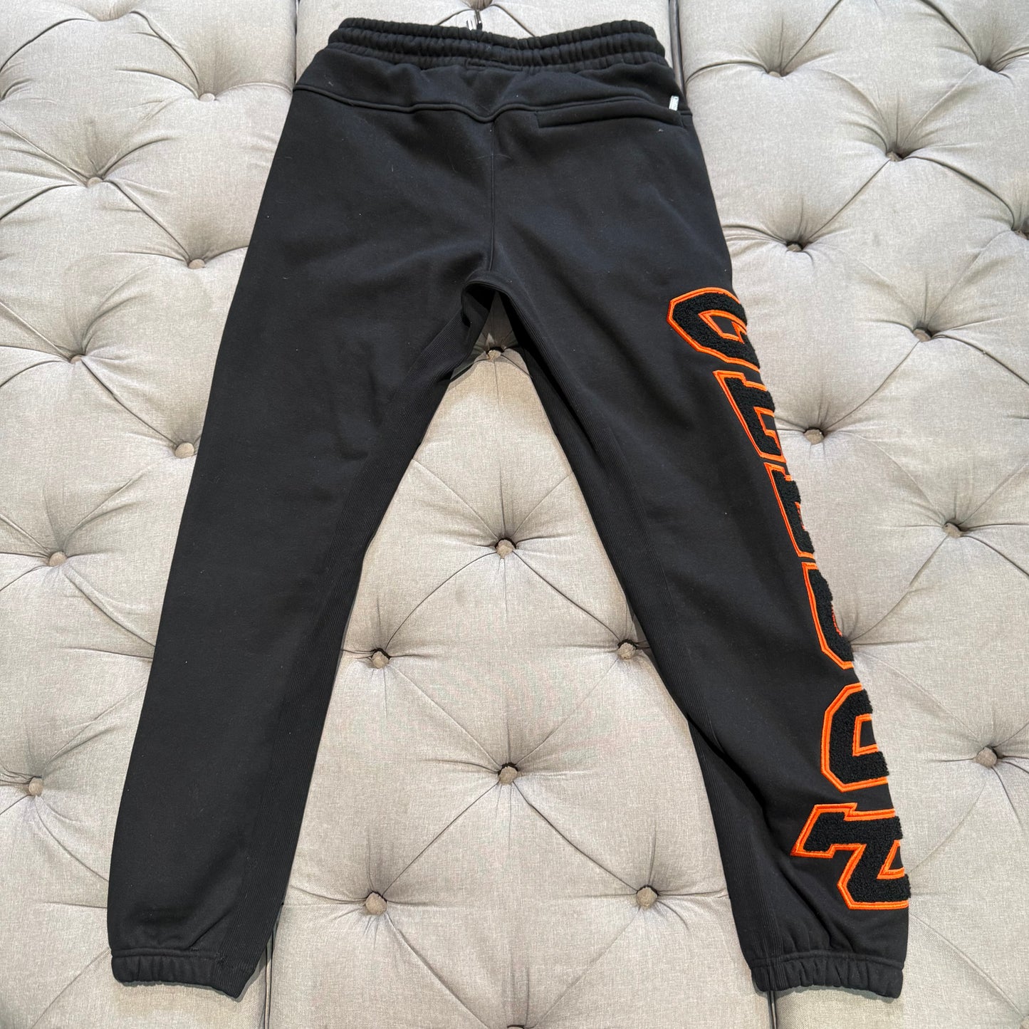 Geedup Team Logo Track Pants 'Black Orange' (Second hand)