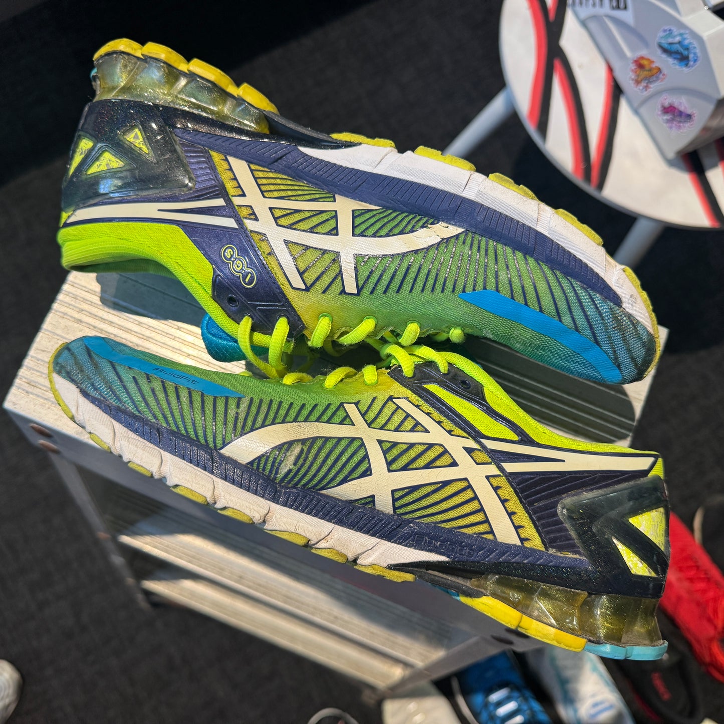 Asics Gel Kinsei 6 'Flash Yellow Blue Green' 2017 (Second hand)