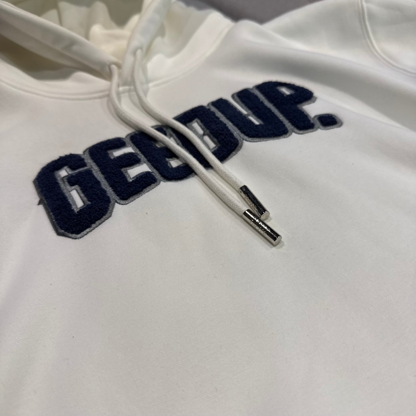 Geedup Play For Keeps Hoodie 'Cream Navy' (Second hand)