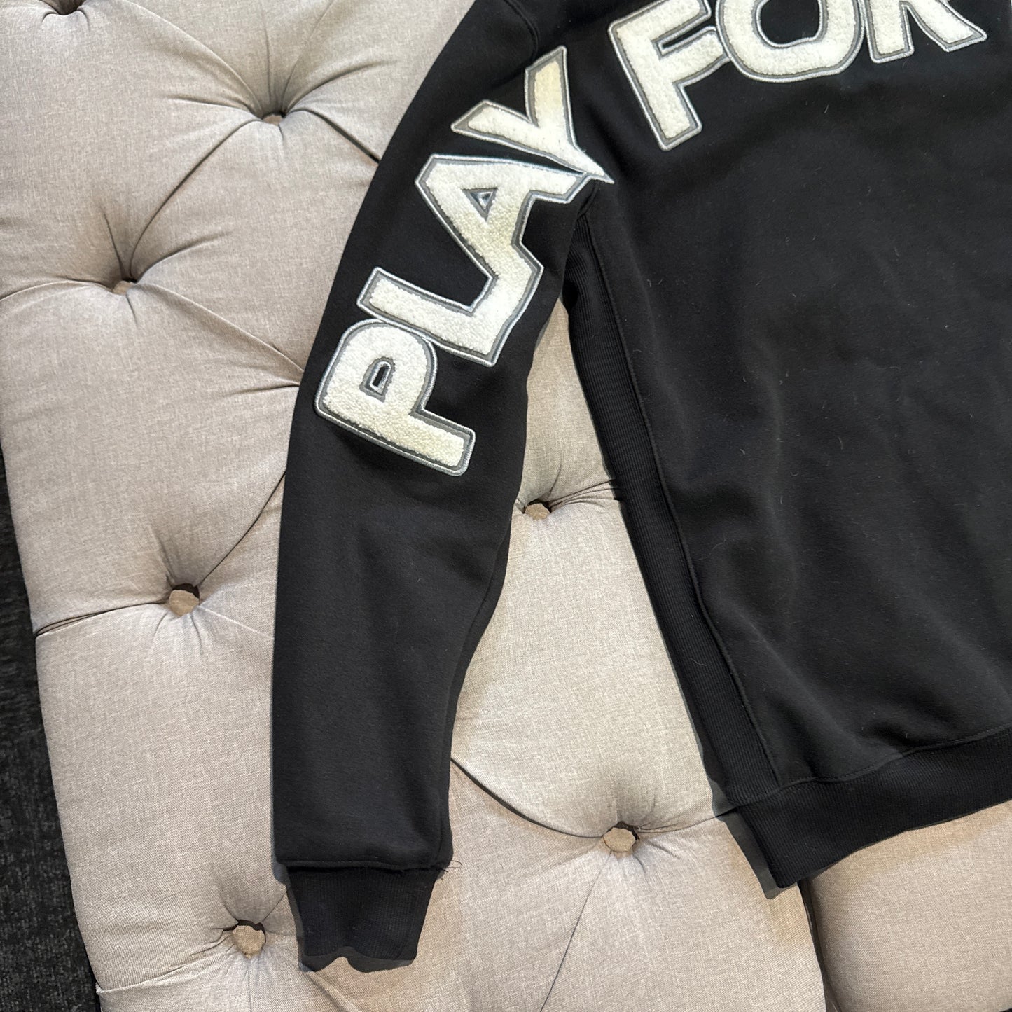 Geedup Play For Keeps Hoodie 'Black White' (Second hand)