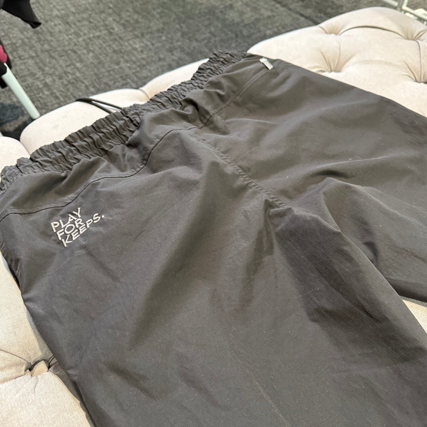 Geedup PFK Nylon Track Pants 'Black' (Second hand)