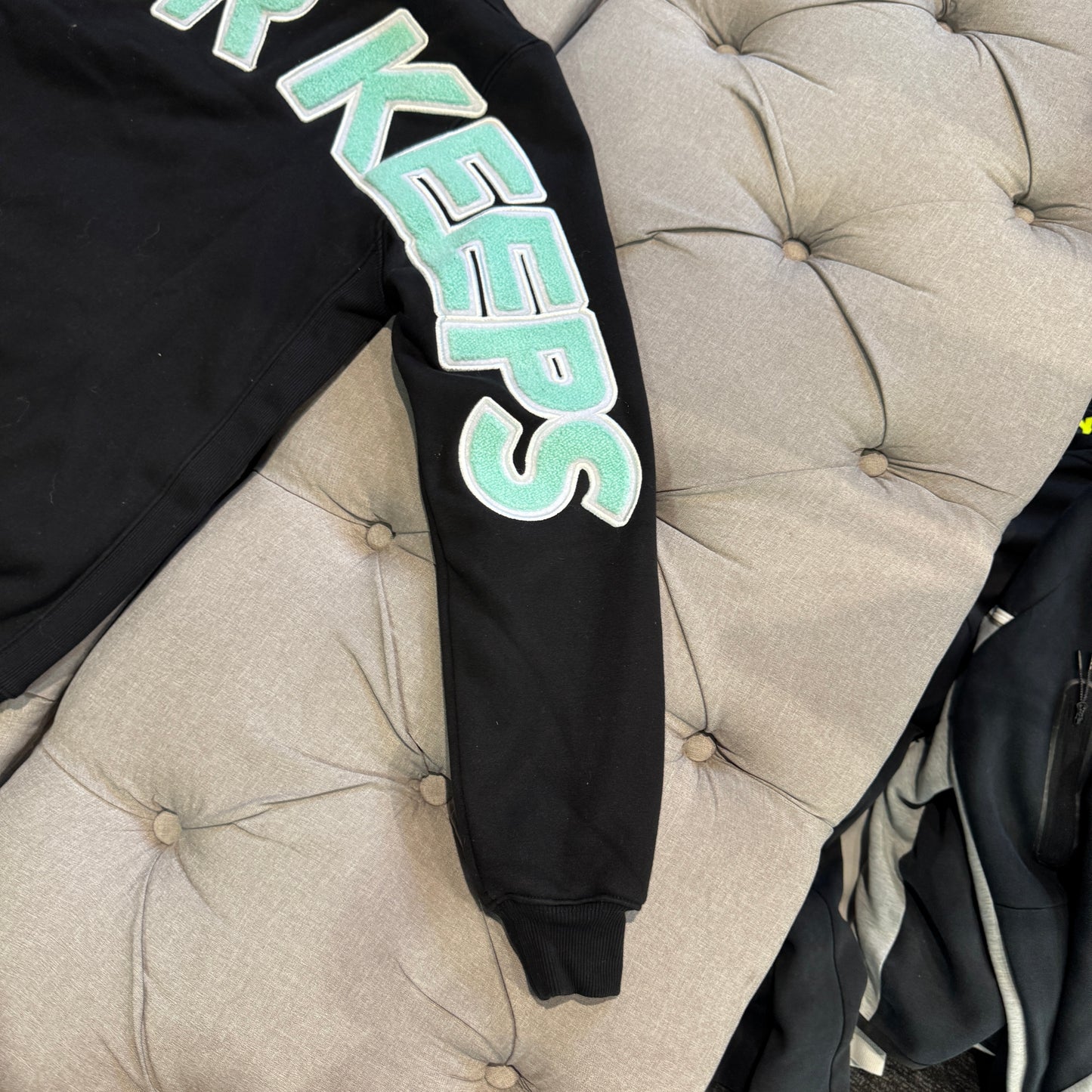 Geedup Play For Keeps Hoodie 'Black Teal' (Second hand)