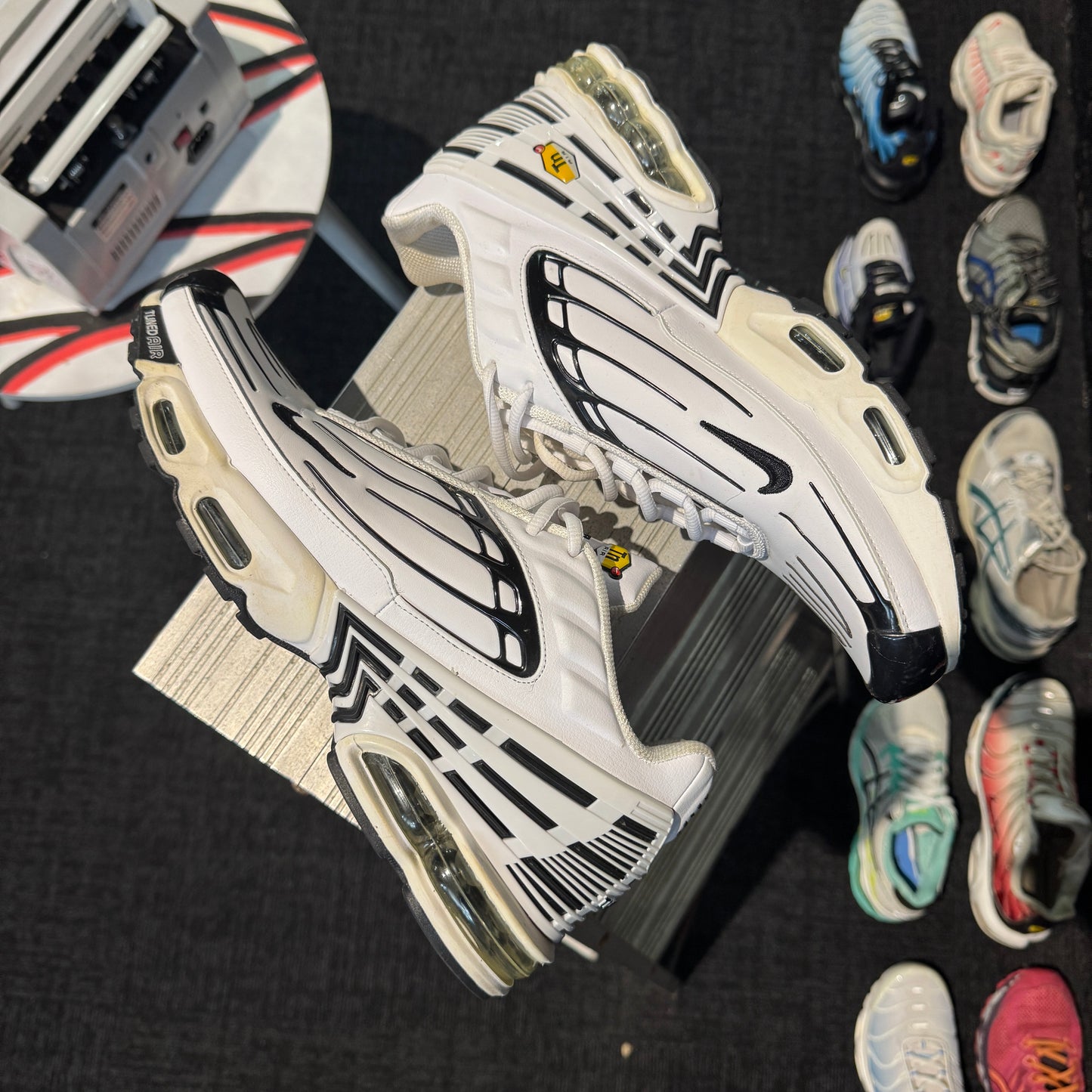 Nike Air Max Plus 'TN3' Leather White Black (Second hand)