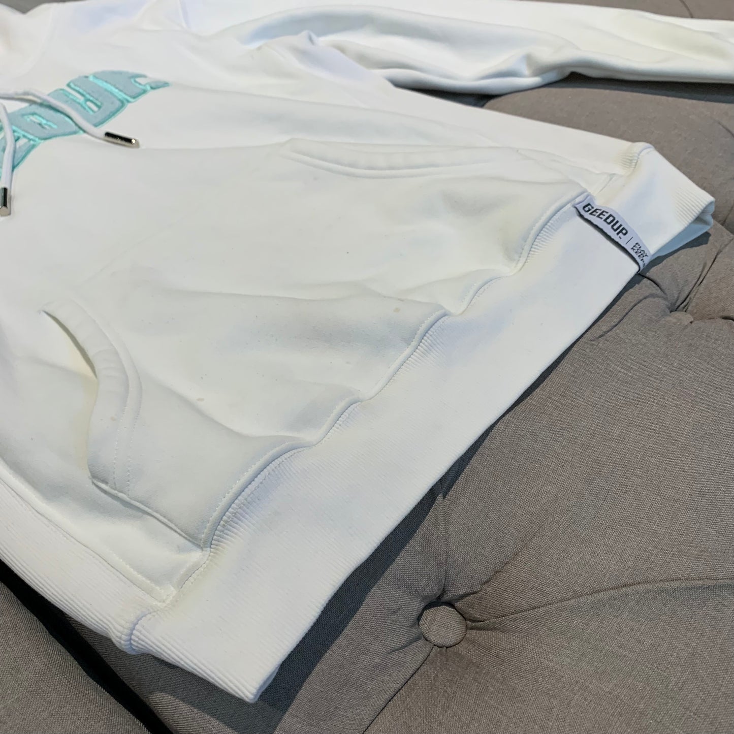 Geedup Play For Keeps Hoodie ‘Bone Teal’ (Second hand)