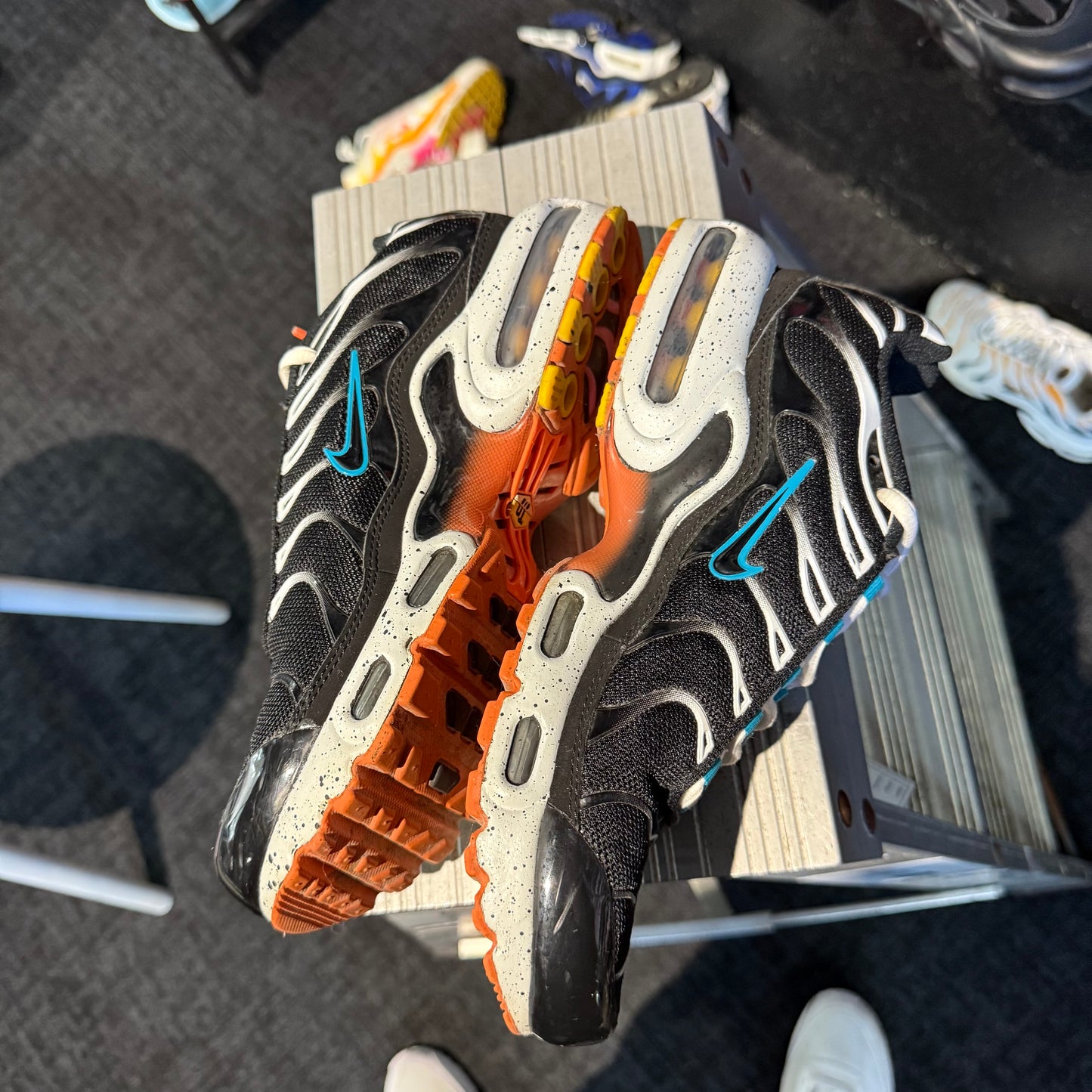 Nike Air Max Plus 'TN' Black Turf Orange Speckled (Second hand)