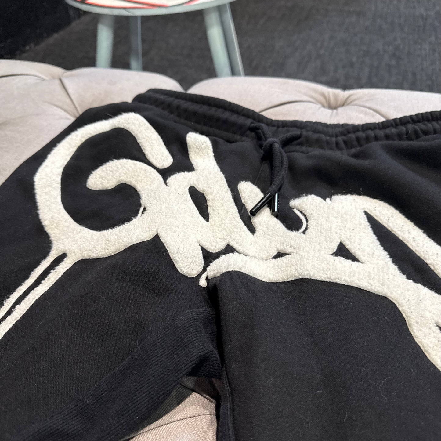Geedup Handstyle Track Pants 'Black White' (Second hand)