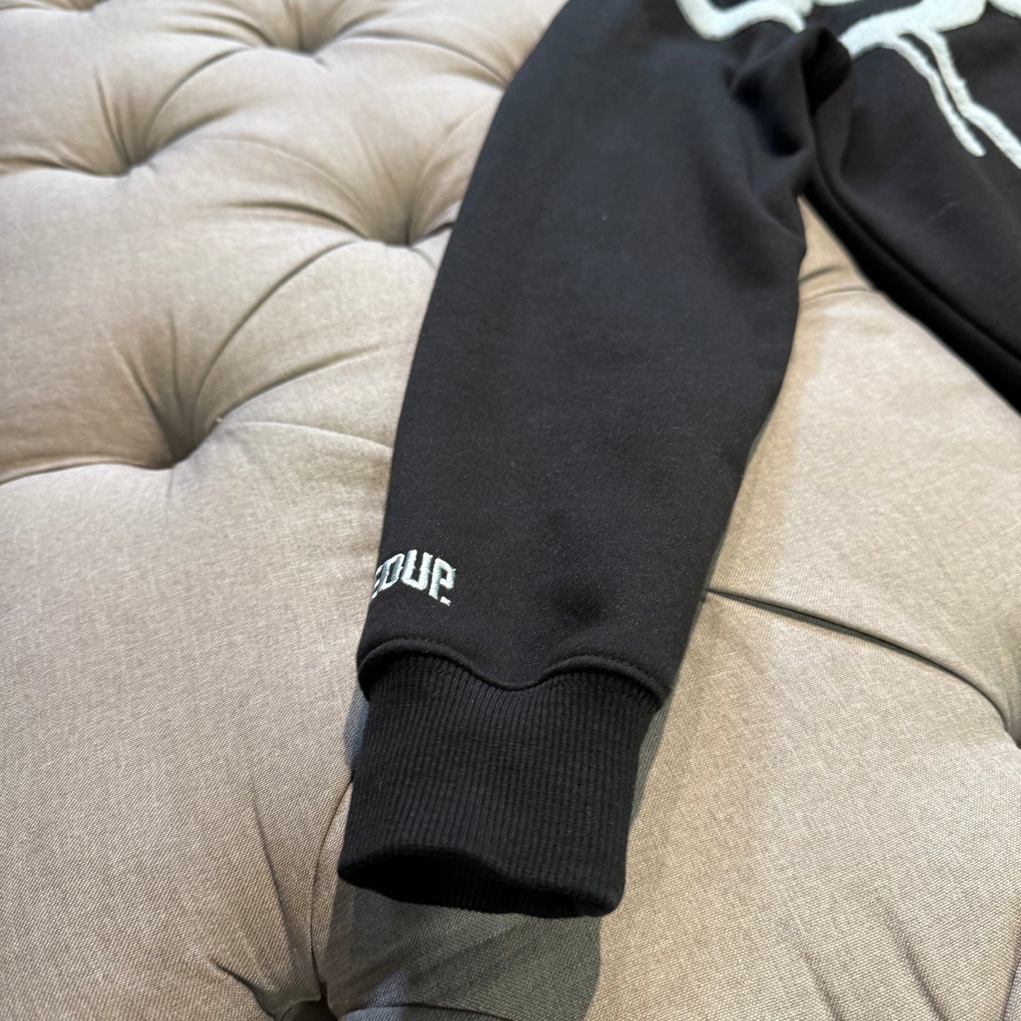 Geedup Handstyle Hoodie 'Black Baby Blue' (Second hand)