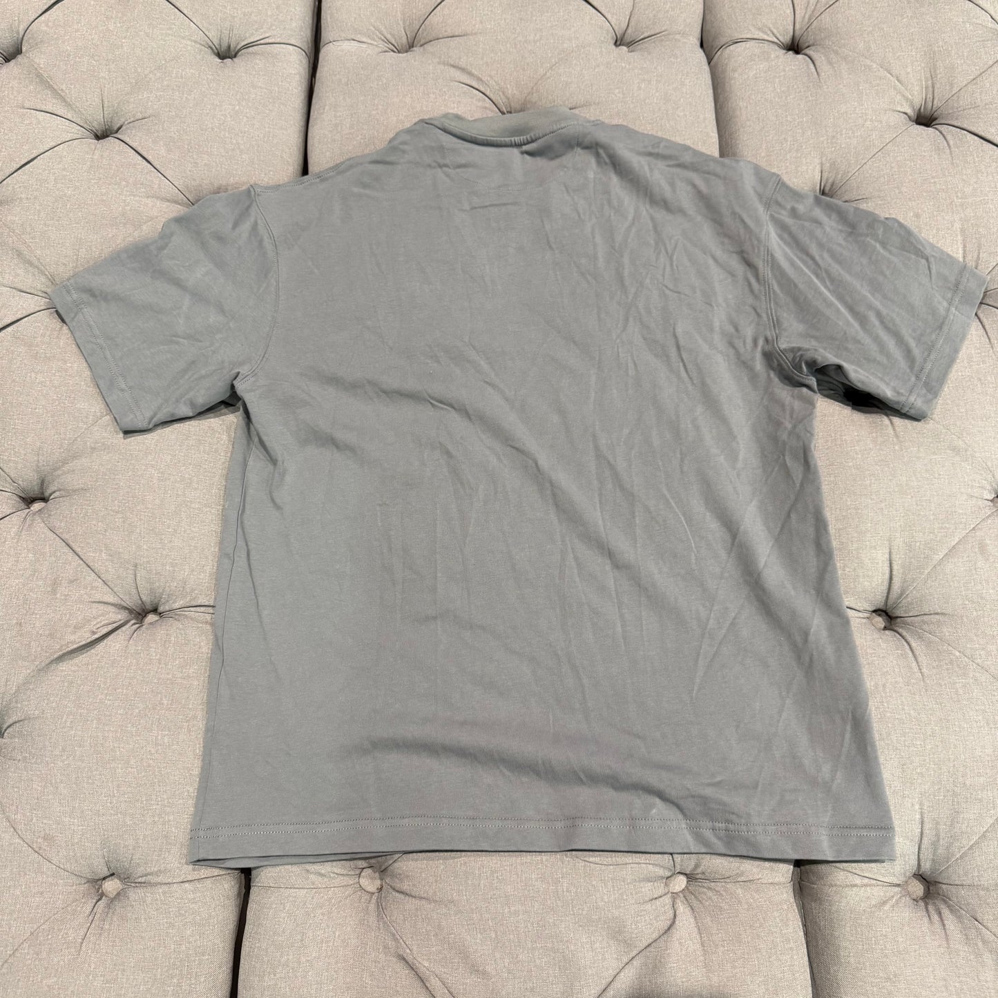 Geedup Stitched Team Logo T-shirt 'Grey Black' (Second hand)