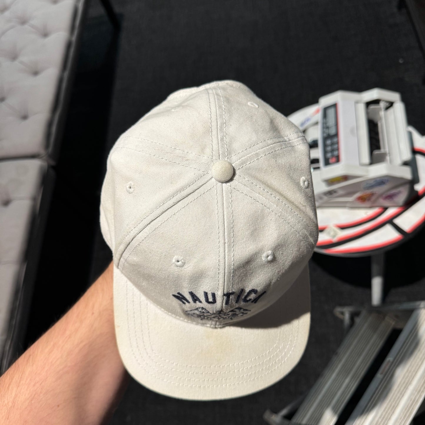 Nautica Sail Team Cap 'White Black’ (Second hand)