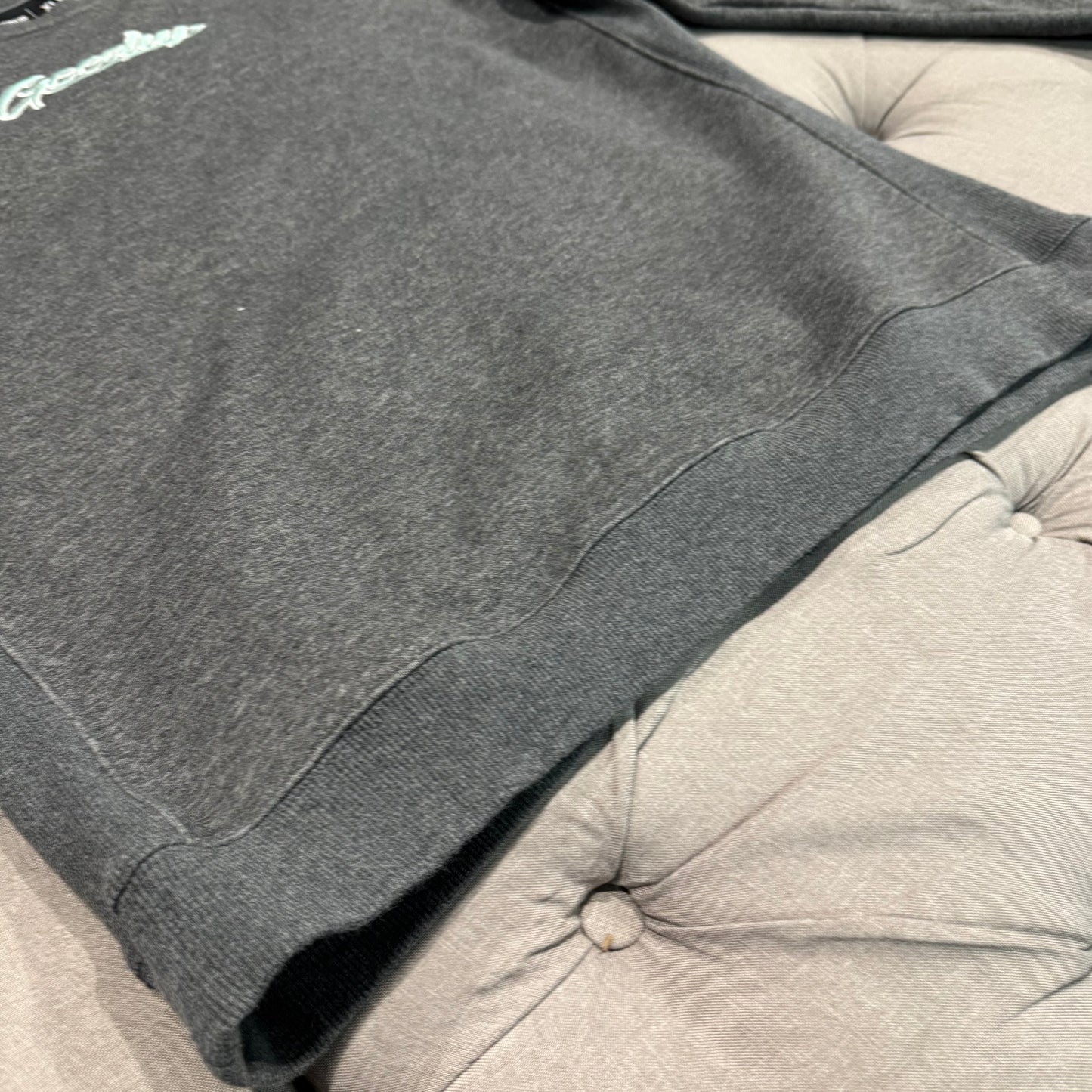 Geedup OS Script Crewneck 'Grey Teal' (Second hand)