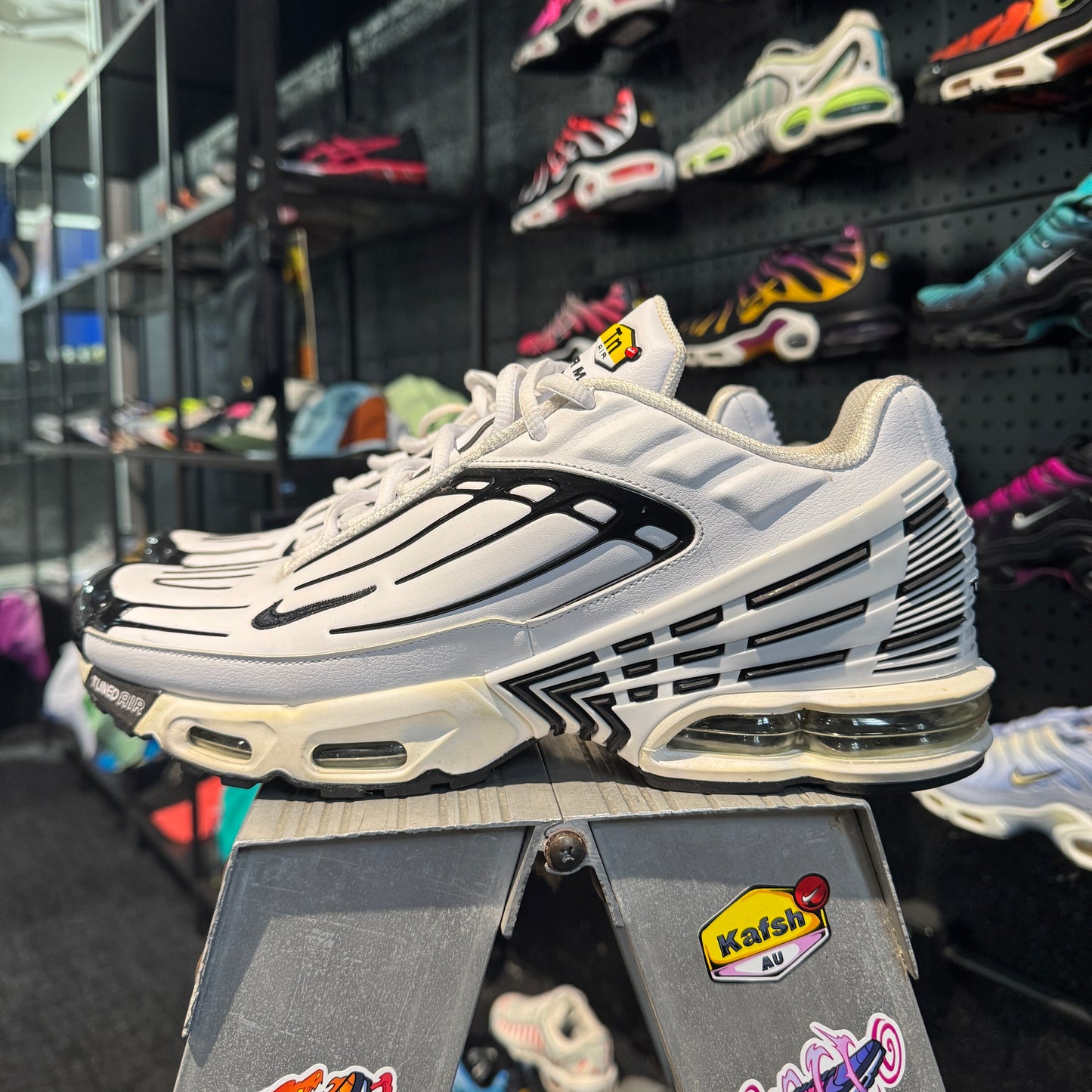 Nike Air Max Plus 'TN3' Leather White Black (Second hand)