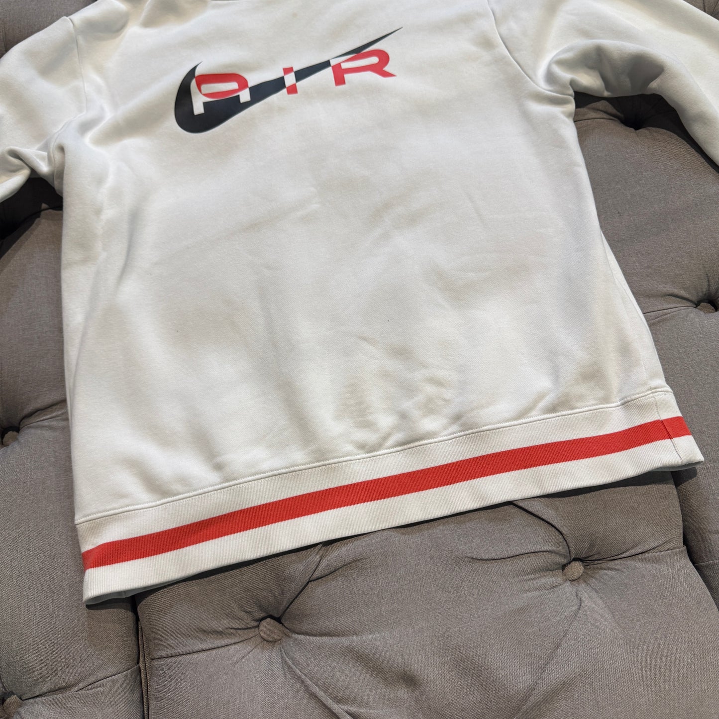 Nike Air Crewneck 'White Red Black' (Second hand)