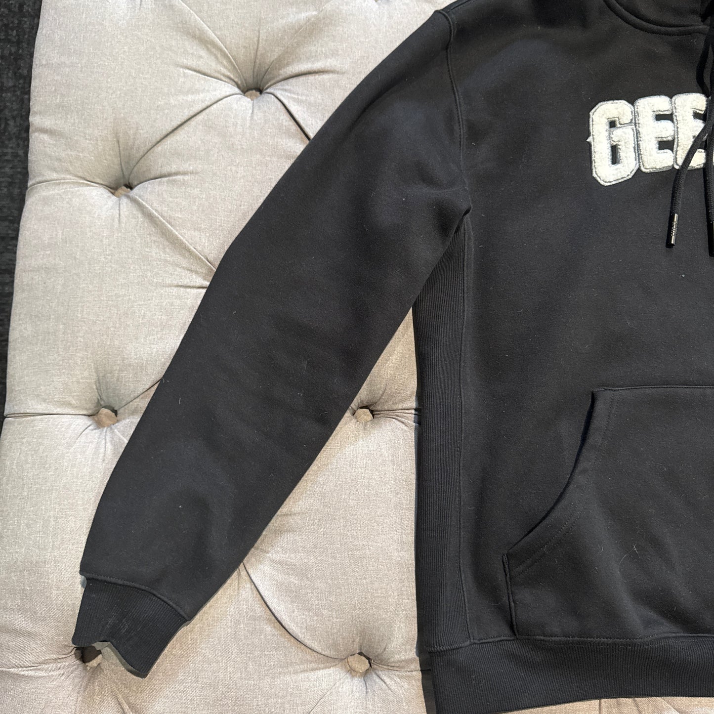 Geedup Play For Keeps Hoodie 'Black White' (Second hand)
