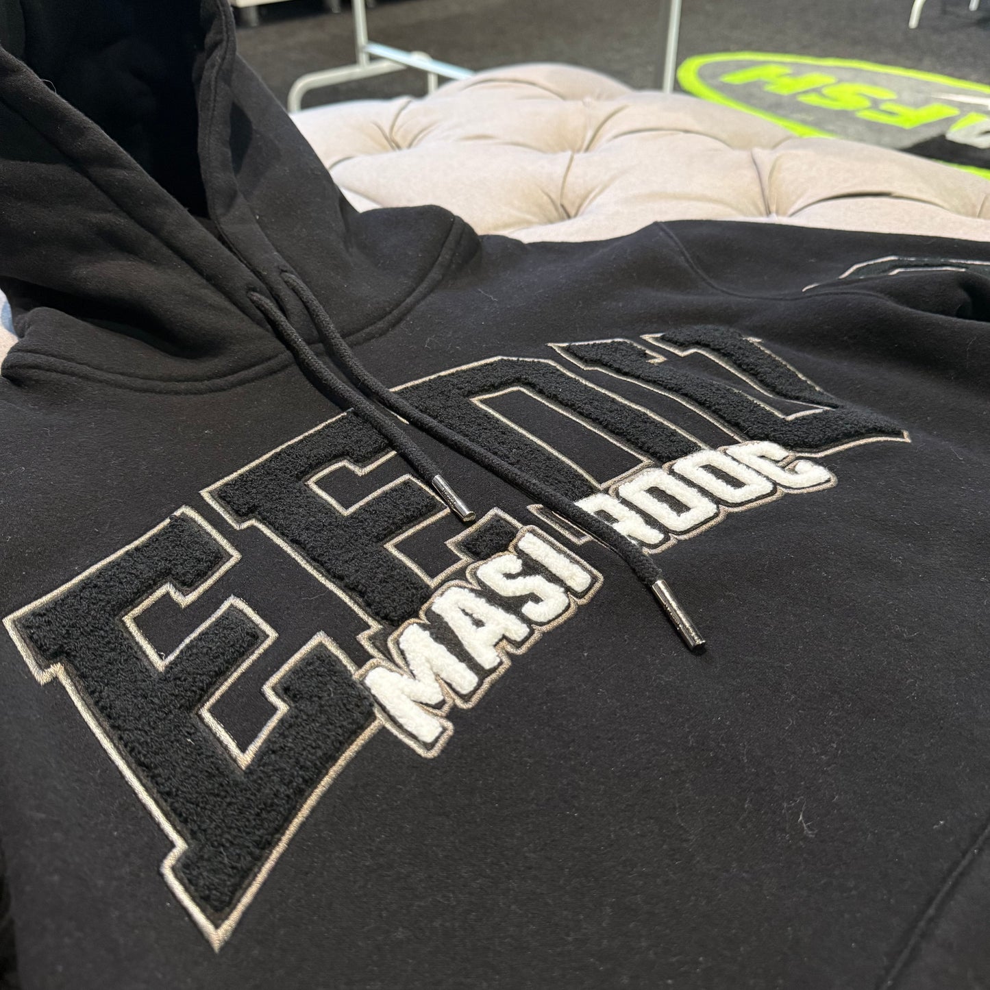 Geedup Co X Masi Rooc Team Logo Hoodie 'Black White' (Second hand)