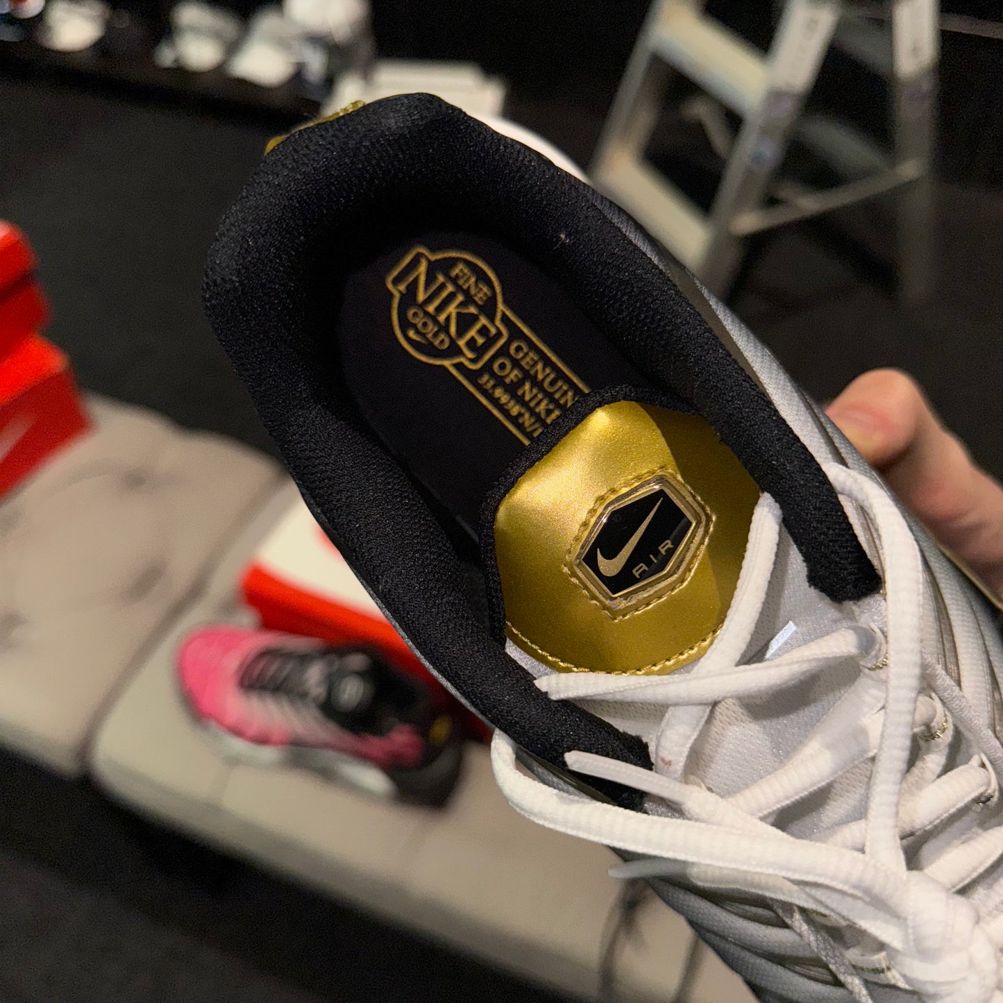 Nike Air Max Plus 'TN' Black White Metallic Gold (Second hand)