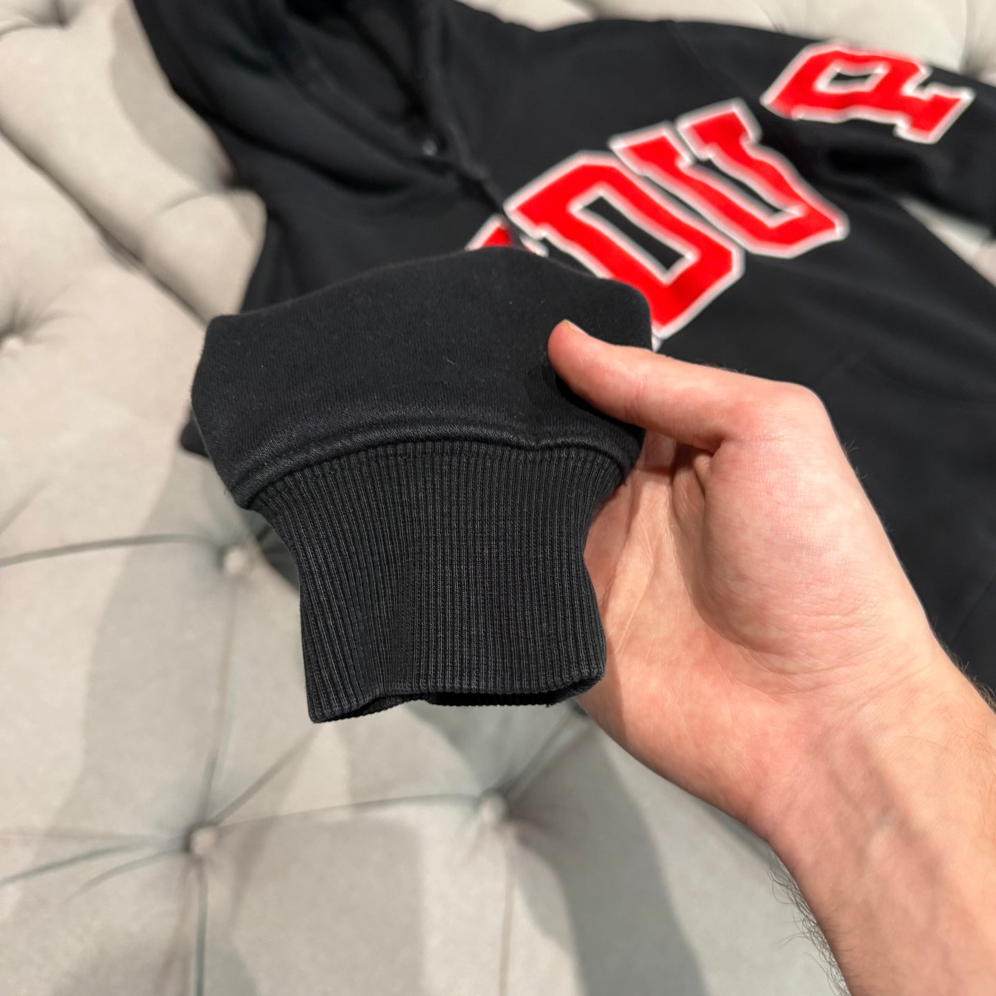 Geedup Team Logo Hoodie 'Black Red' (Second hand)