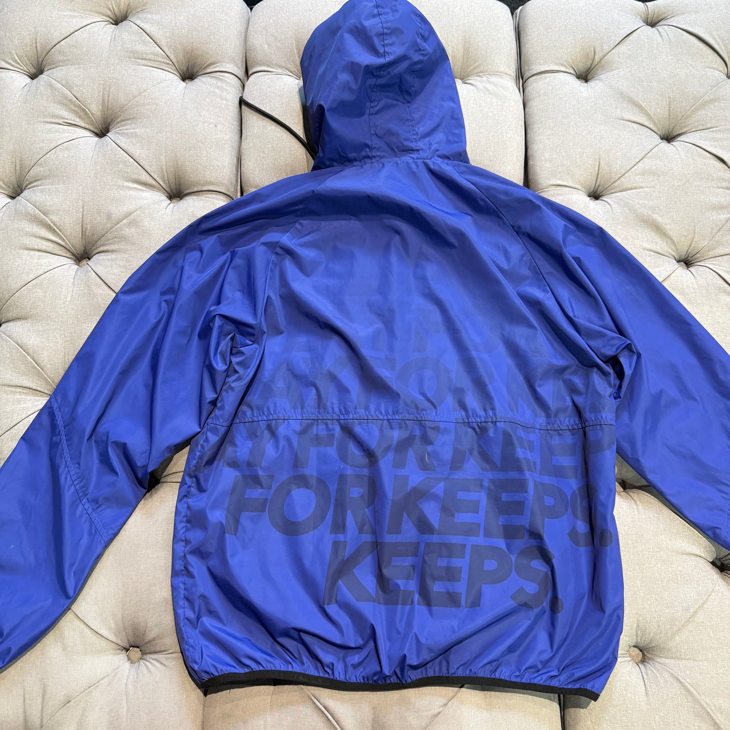 Geedup PFK windbreaker 'Blue White' (Second hand)