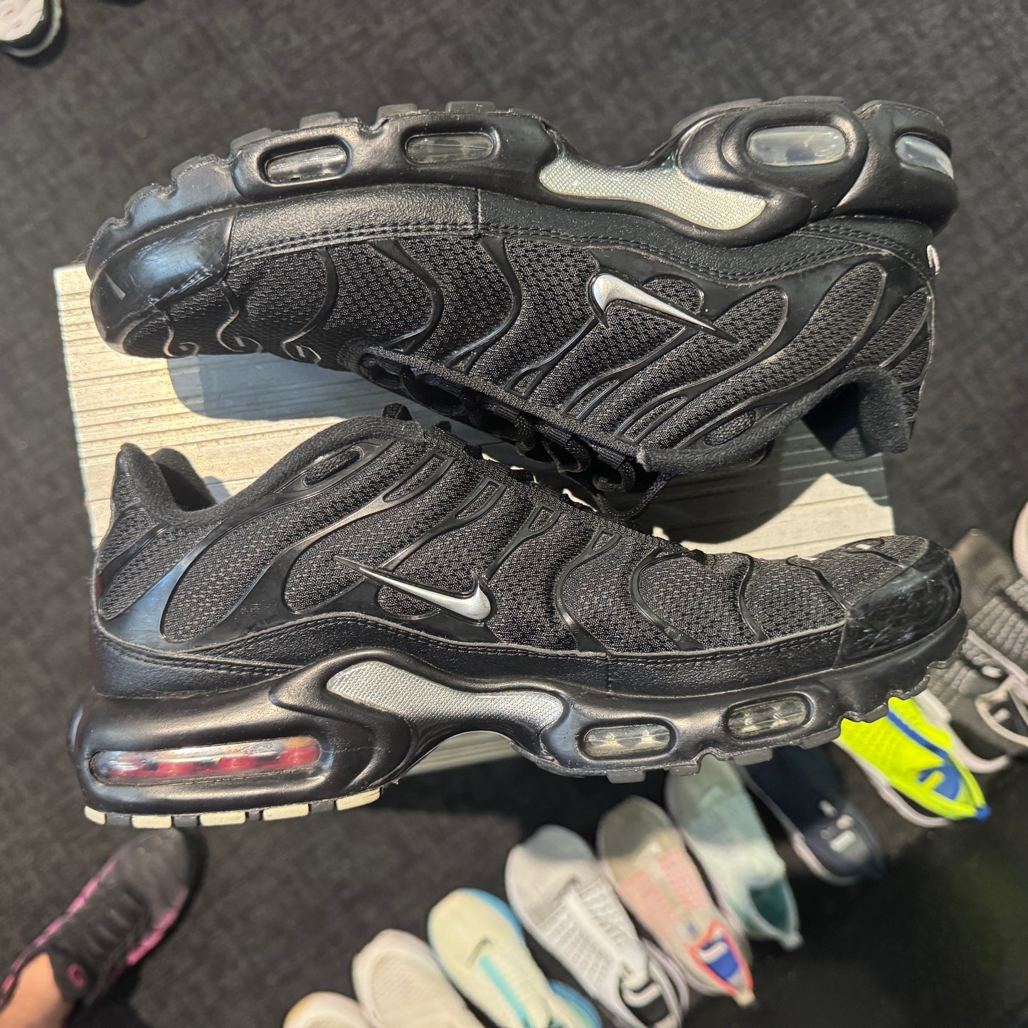 Nike Air Max Plus 'TN' Mini Swoosh Black Silver (Second hand)