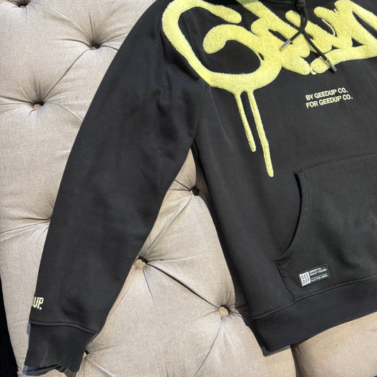 Geedup Handstyle Hoodie 'Black Sorbet' (Second hand)