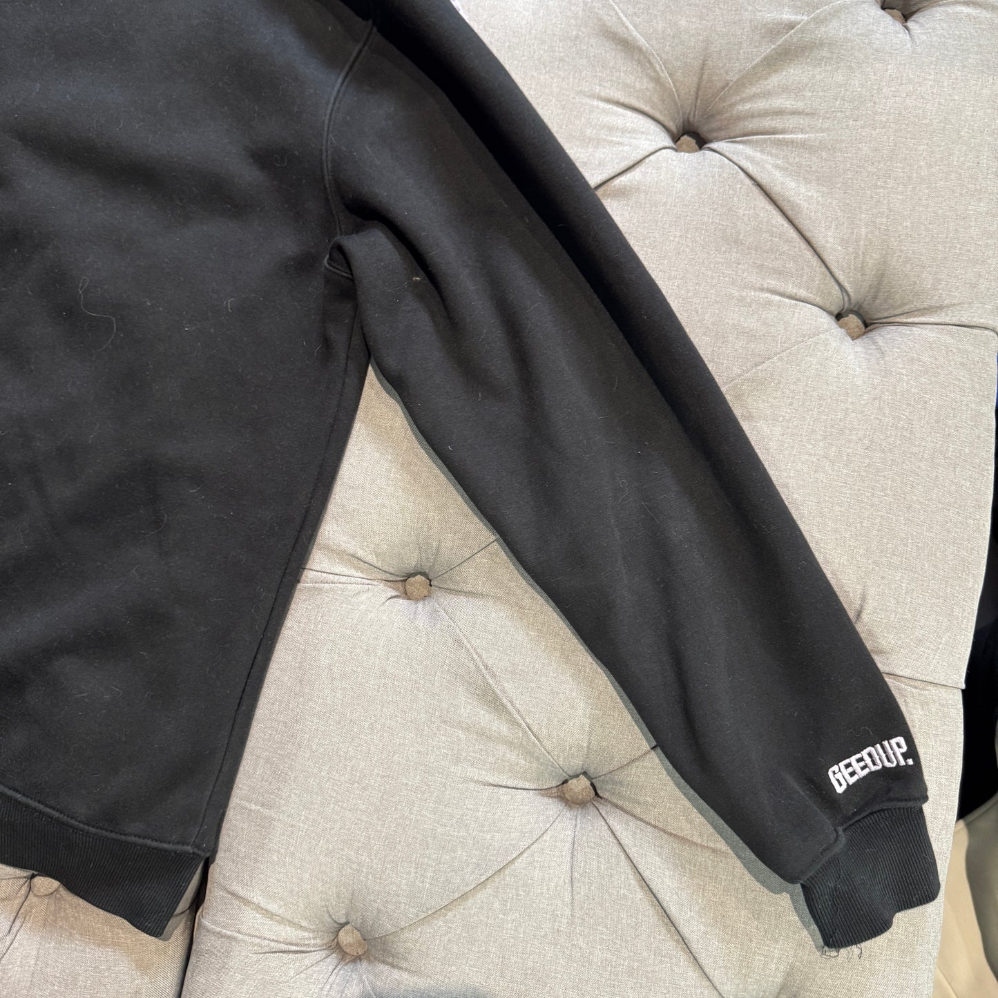 Geedup Handstyle Hoodie 'Black Lavender' (Second hand)