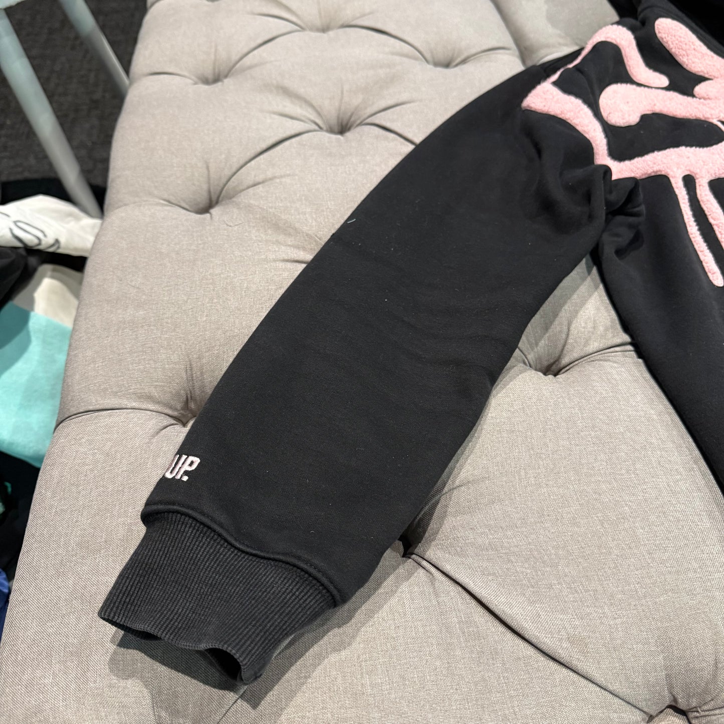 Geedup Handstyle Hoodie 'Black Pink' (Second hand)