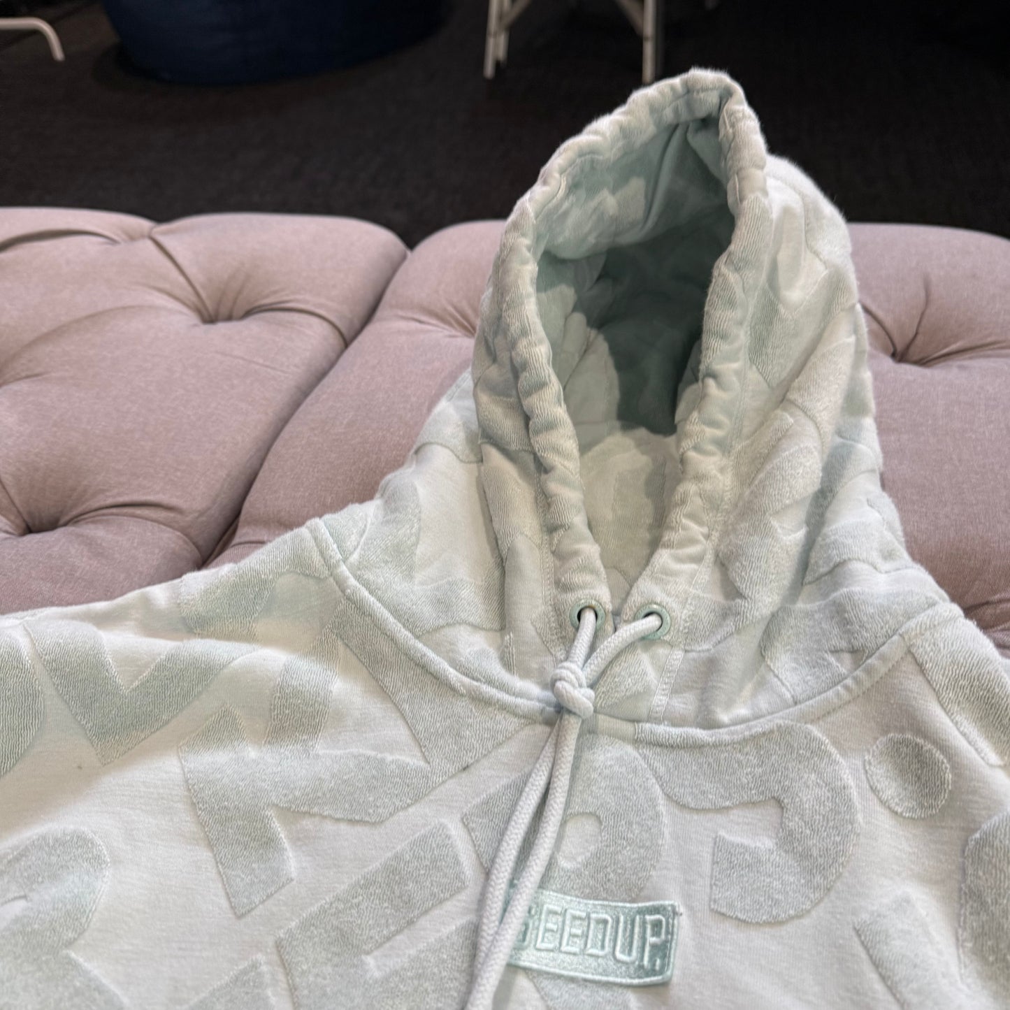 Geedup Monogram Play For Keeps Hoodie 'Teal' (Second hand)