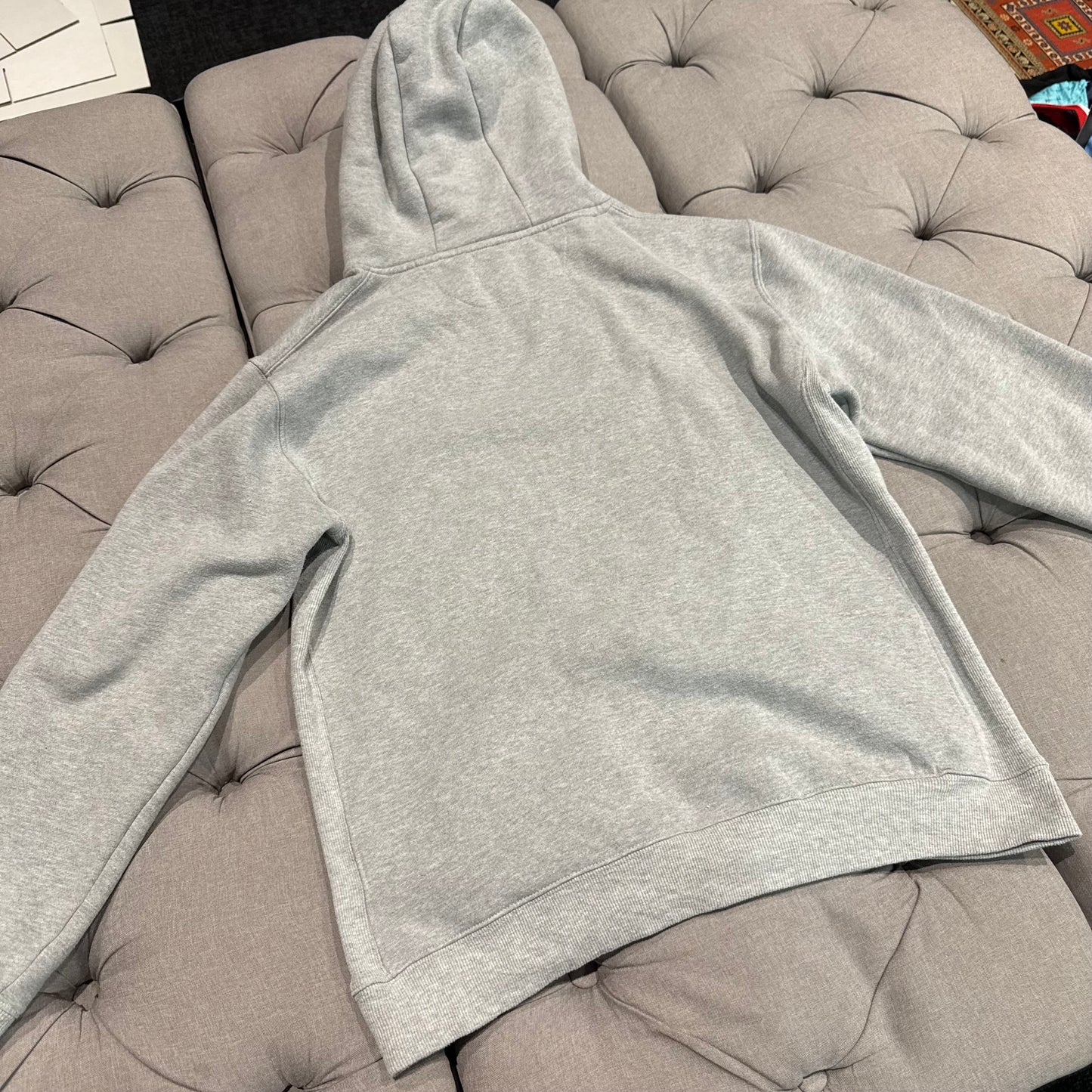 Geedup Hood Logo Hoodie 'Grey White' (Second hand)