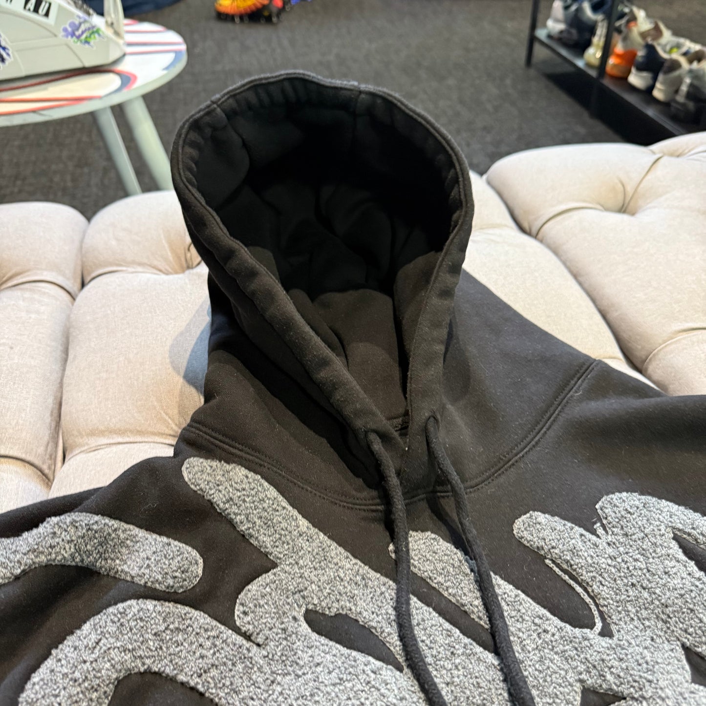 Geedup Handstyle Hoodie 'Black Grey' (Second hand)