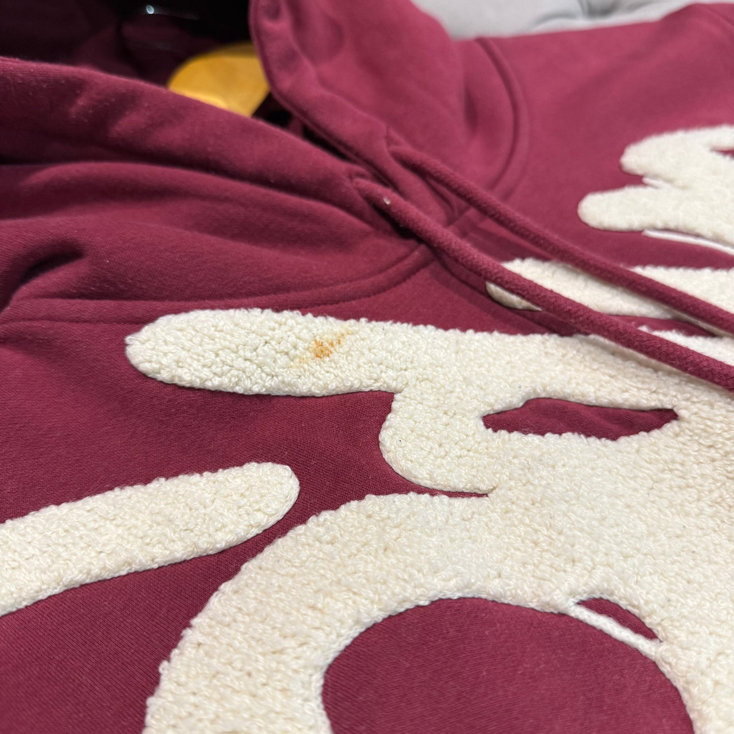 Geedup Handstyle Hoodie 'Maroon Cream' (Second hand)