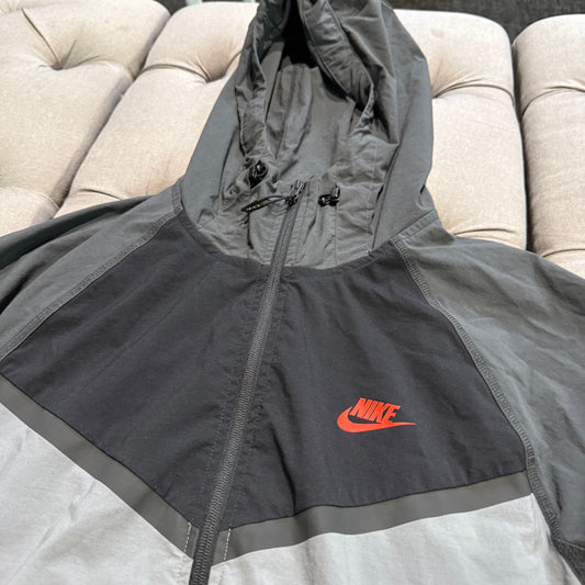 Nike Tech Windrunner Jacket 'Black Grey Orange' (Second hand)