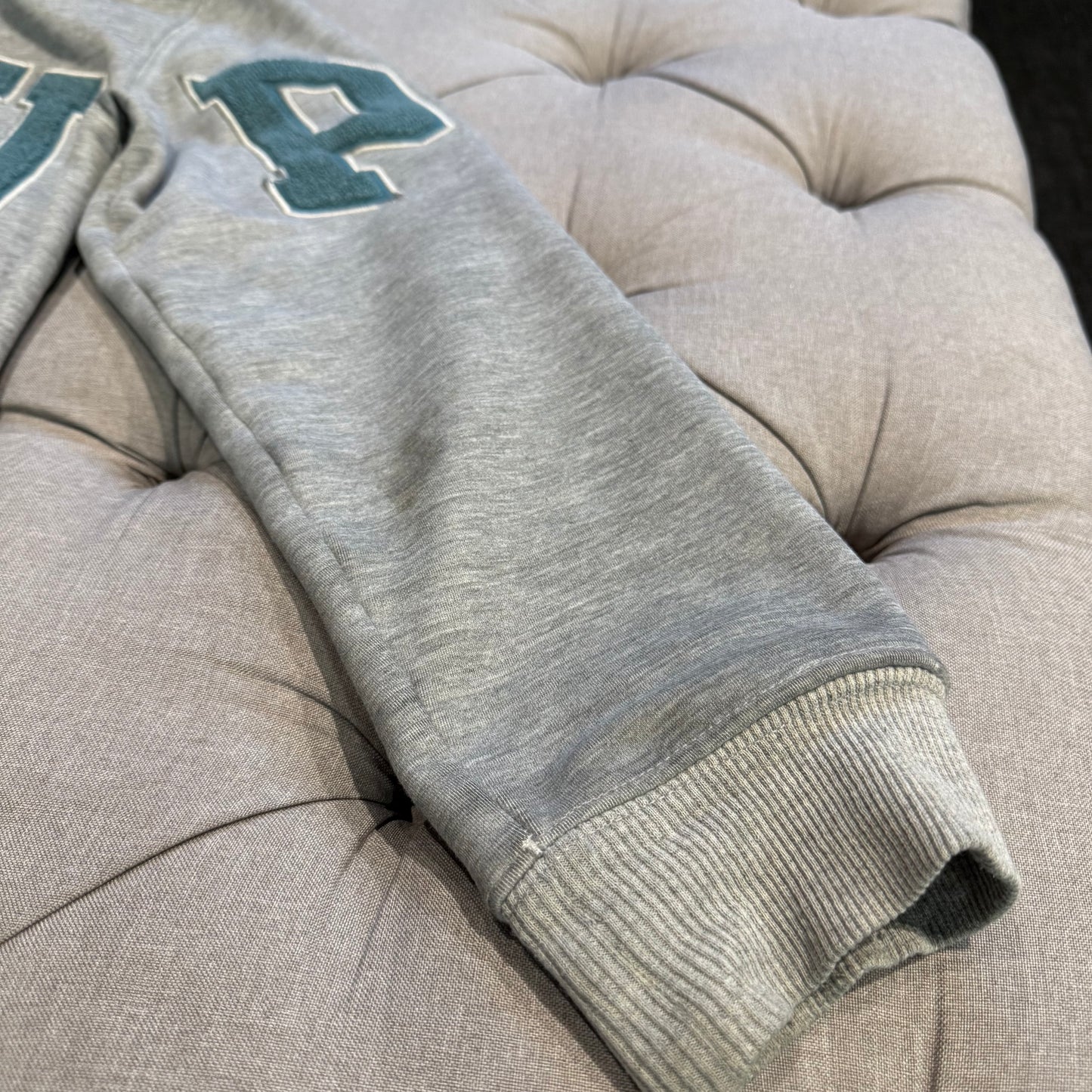 Geedup Team Logo Hoodie 'Grey Teal' (Second hand)