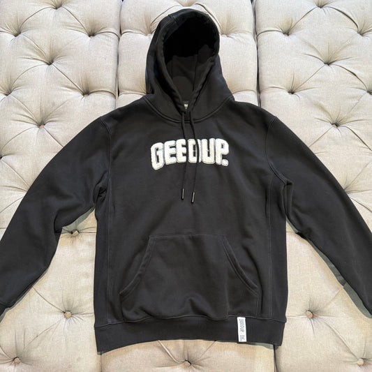 Geedup Play For Keeps Hoodie 'Black White' (Second hand)