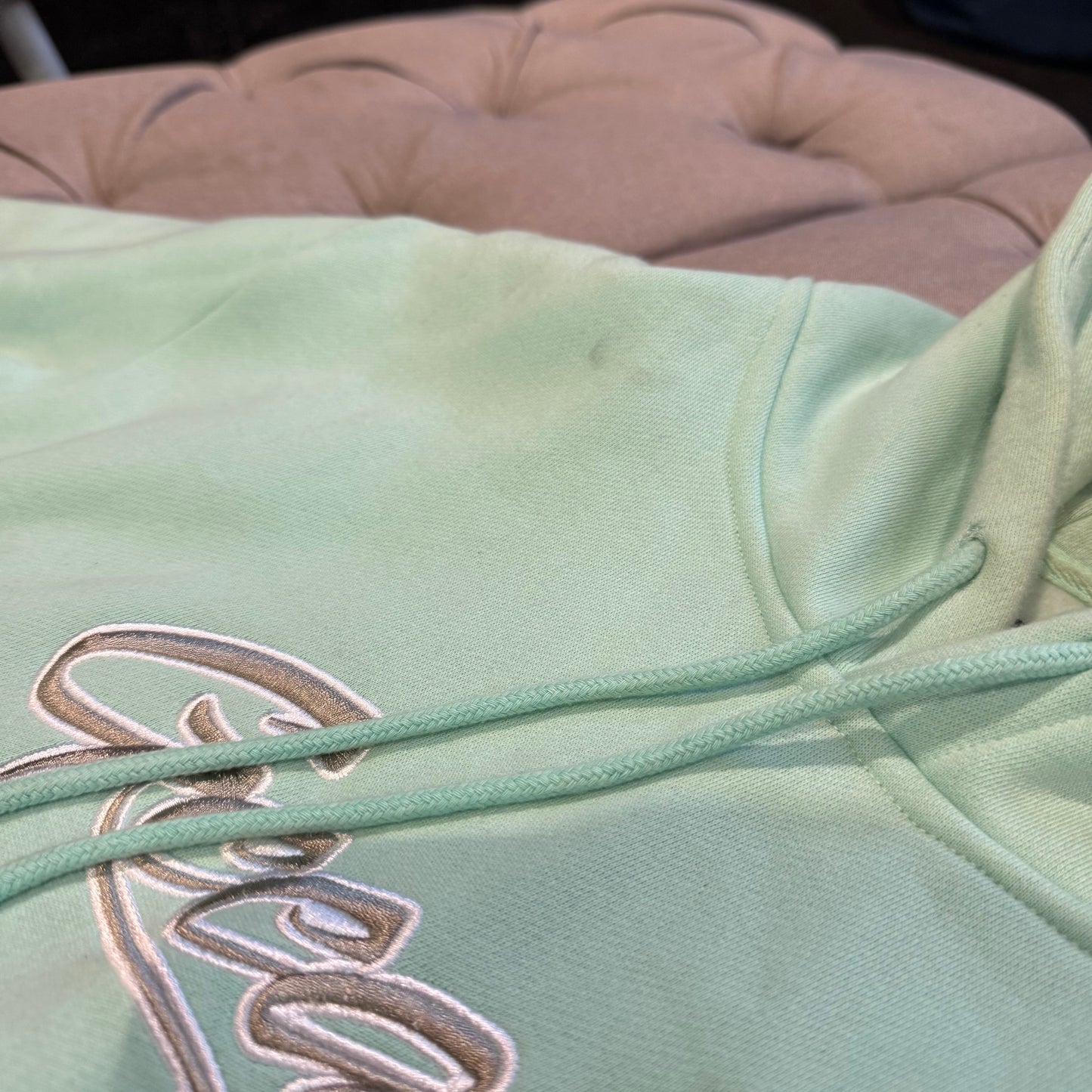 Geedup 10 Years In The Field Hoodie 'Teal/Aqua White' (Second hand)