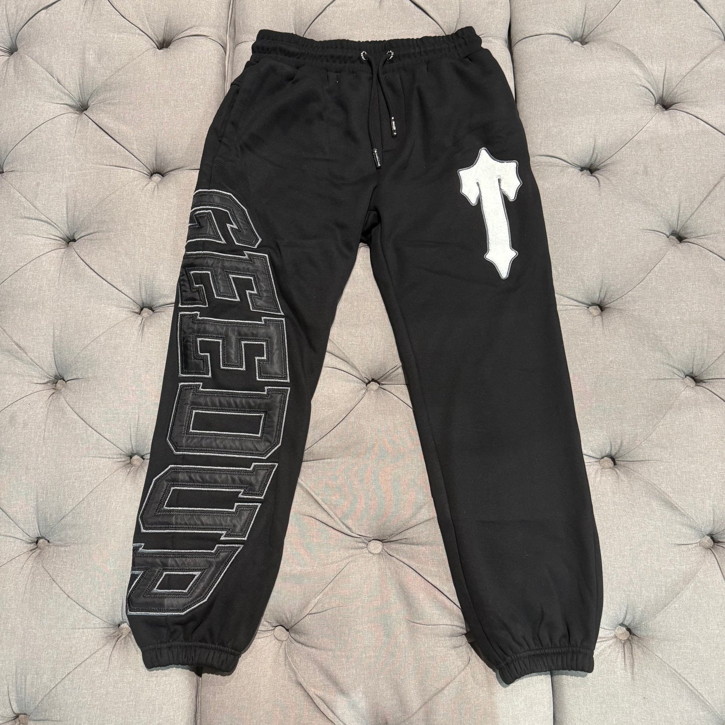 Geedup X Trapstar Team Logo Irongate Trackpant 'Black White'