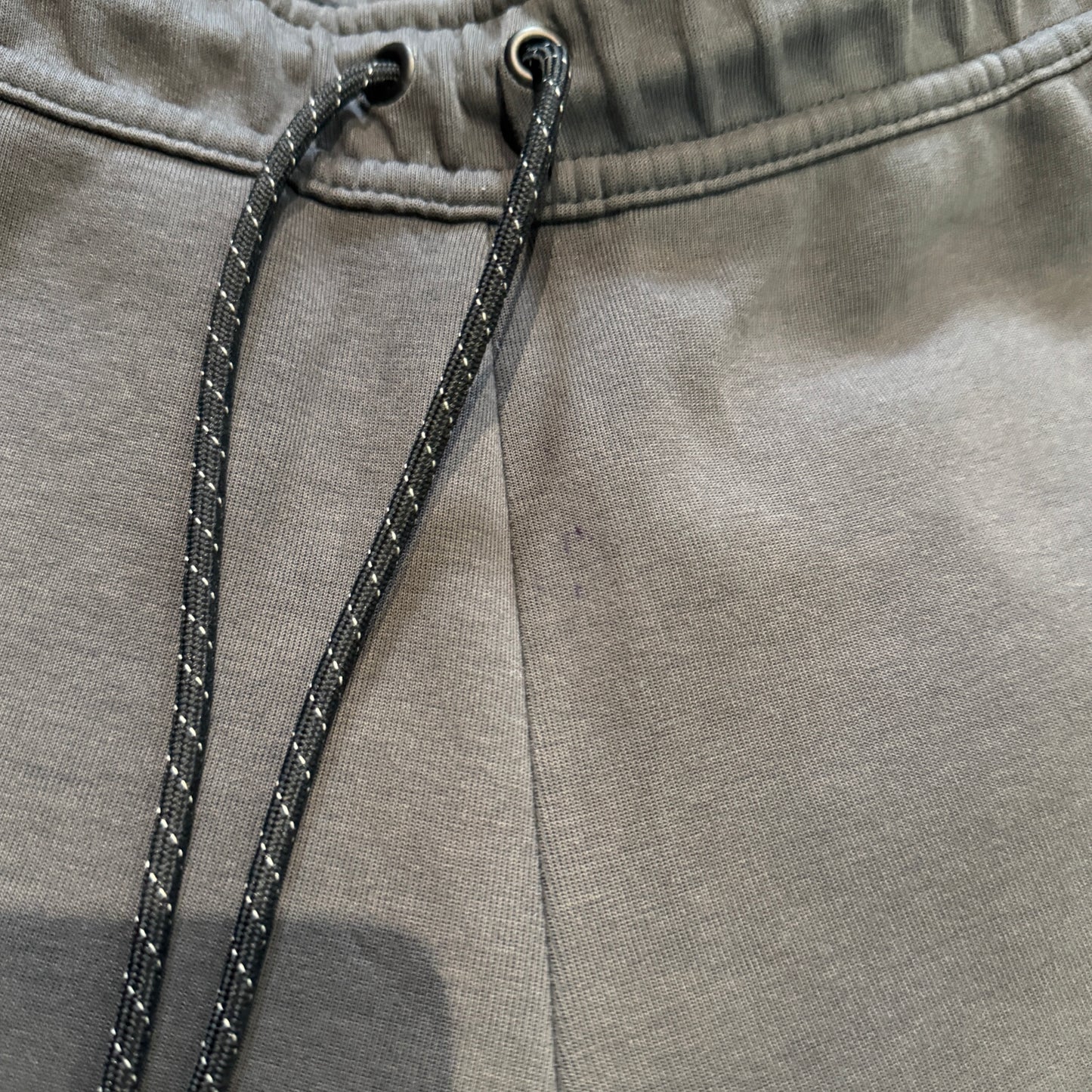 Nike Tech Fleece Track Pants 'Dark Grey/Neon Green' (Second hand)