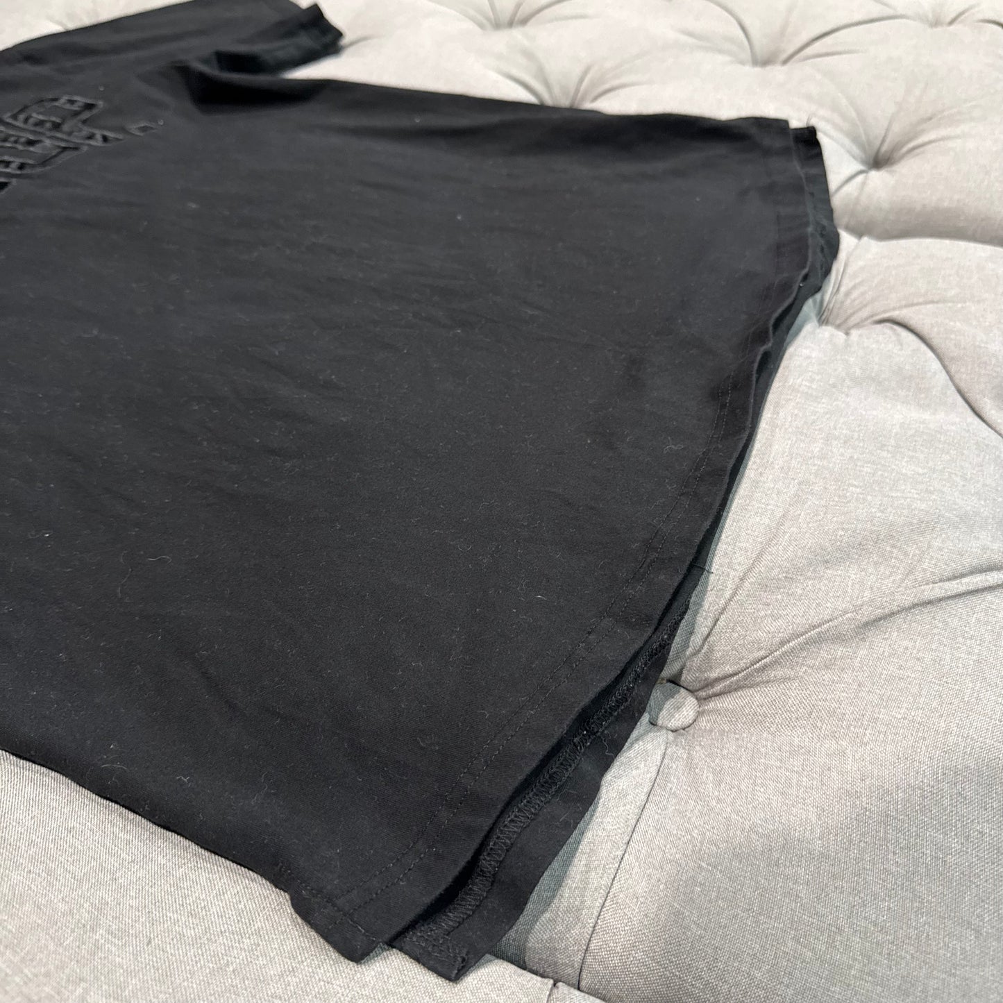 Geedup Satin Logo T-Shirt 'Black' (Second hand)
