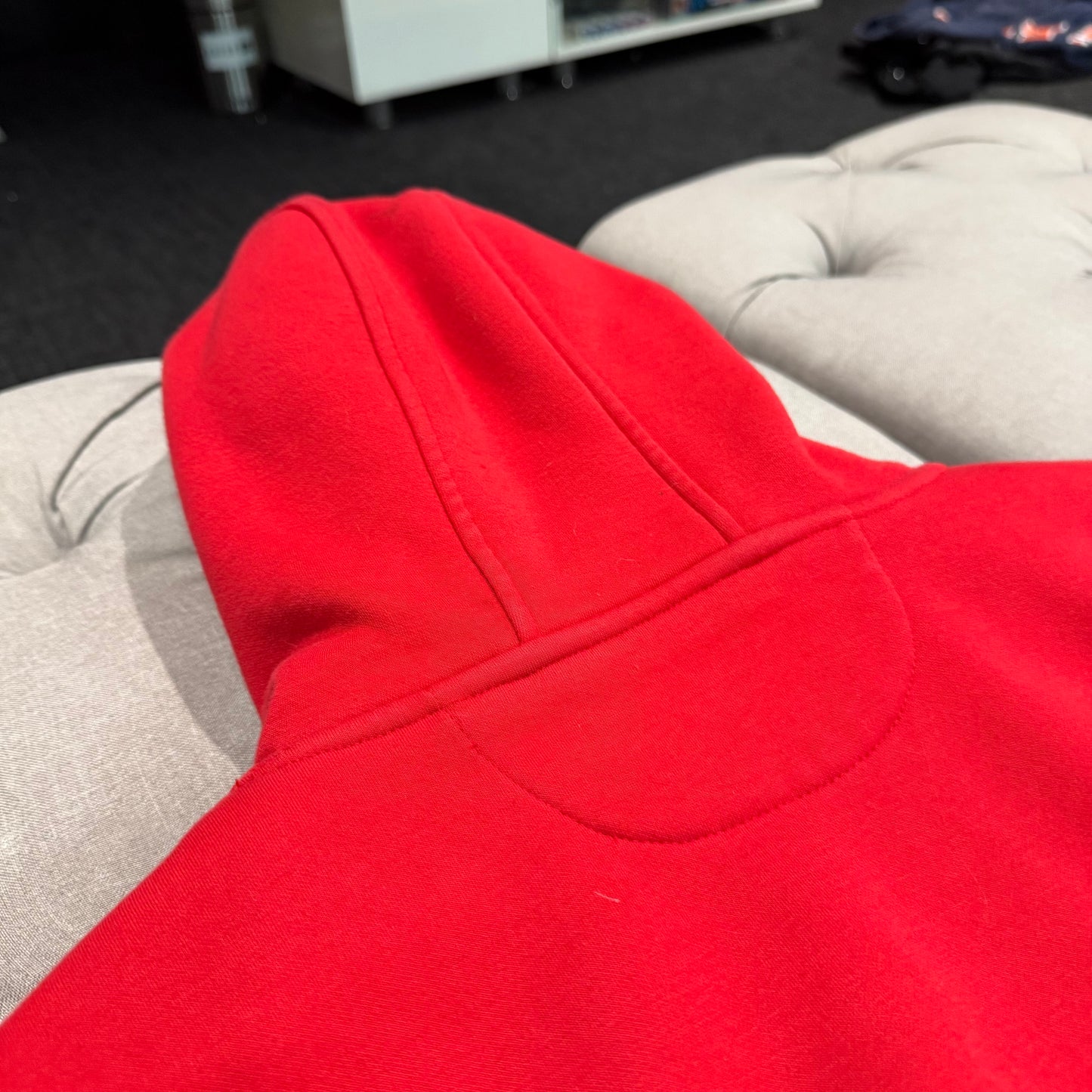 Geedup Handstyle Hoodie 'Red Black' (Second hand)