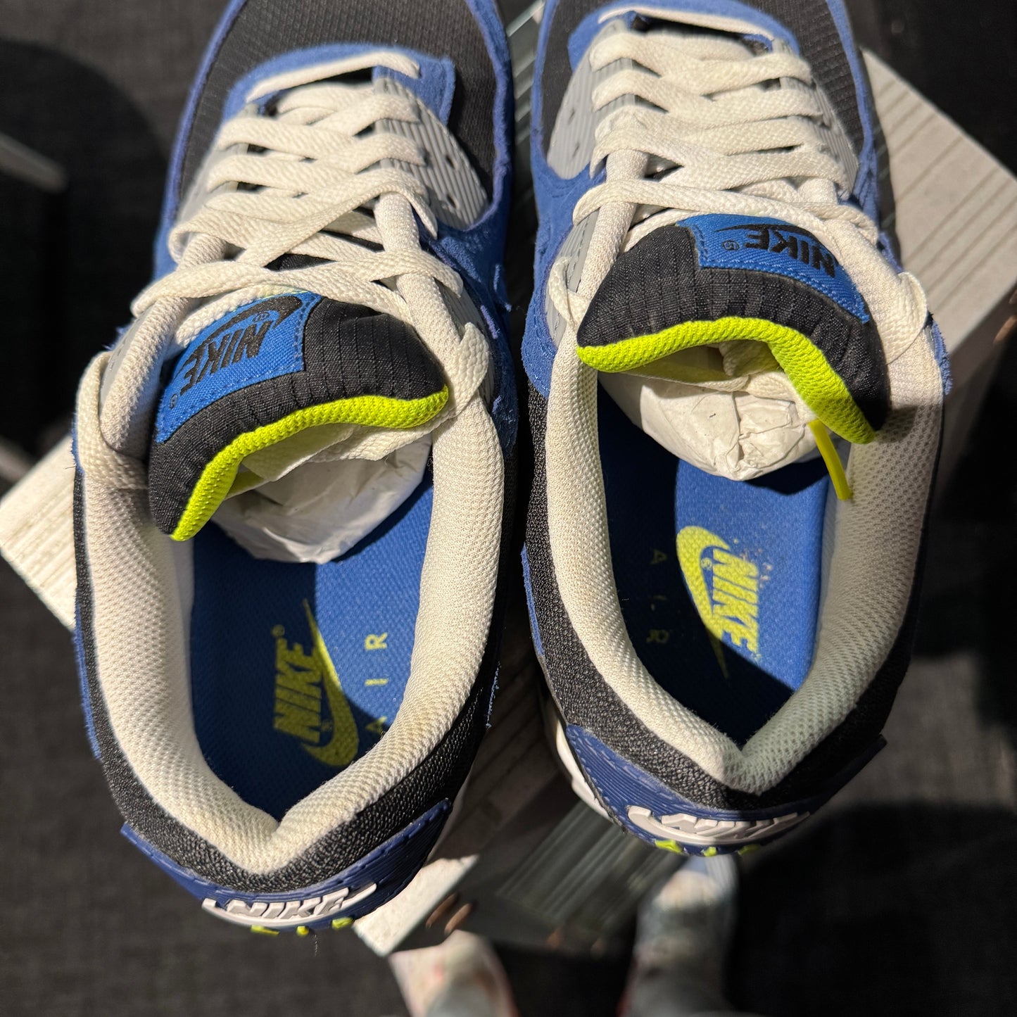 Nike Air Max 90 'Atlantic Blue Volt' (Second hand)