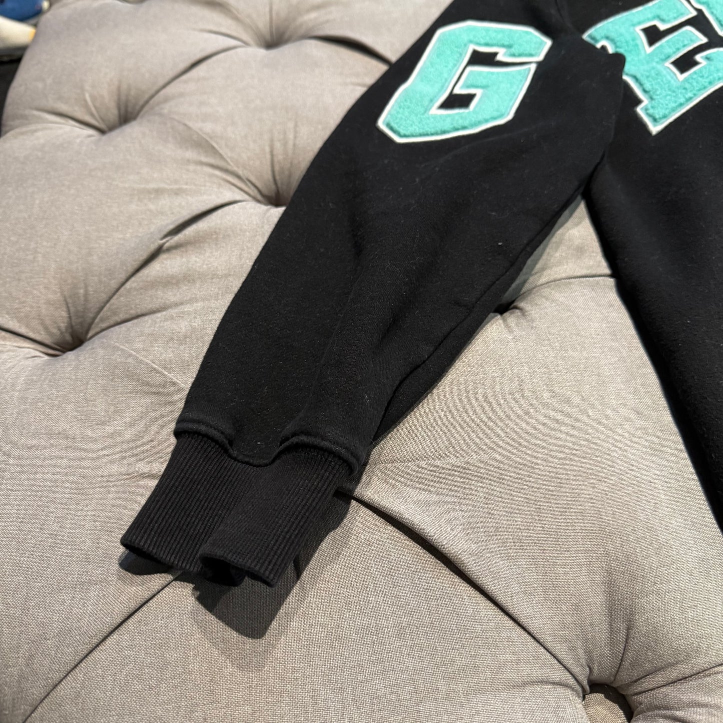Geedup Team Logo Hoodie 'Black Teal' (Second hand)