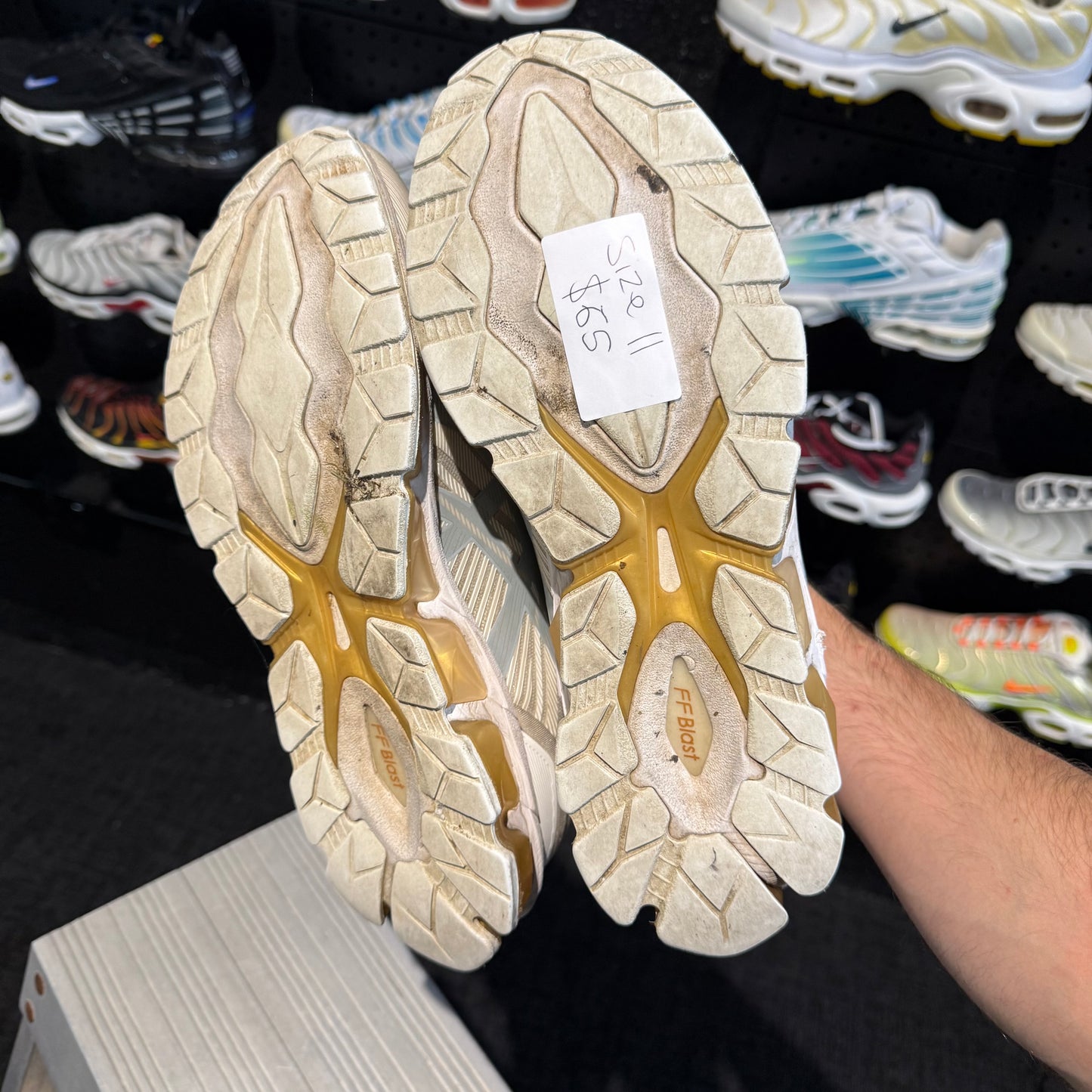 Asics Gel Quantum 360 VII 'White/Pure Gold' (Second hand)