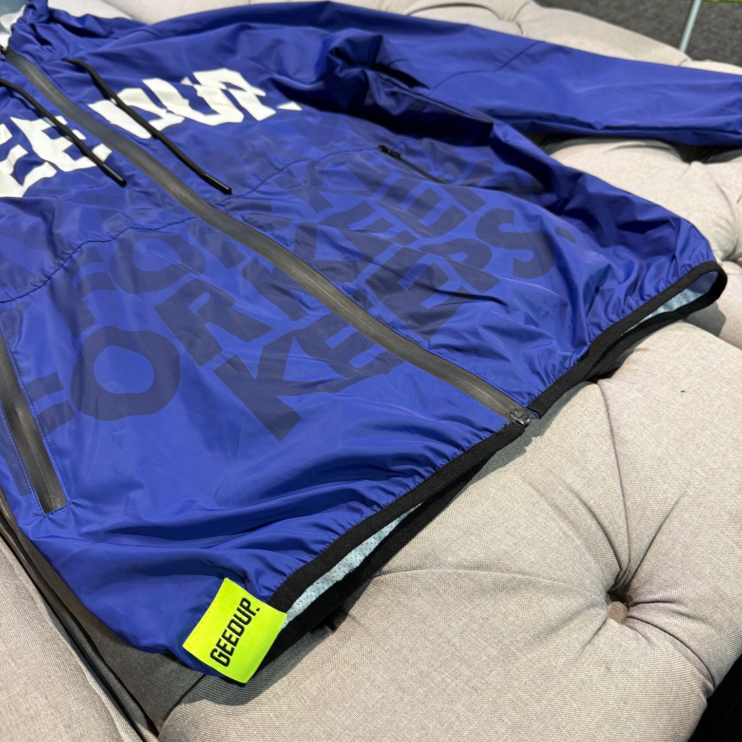 Geedup PFK Spray Jacket 'Blue White' (Second hand)
