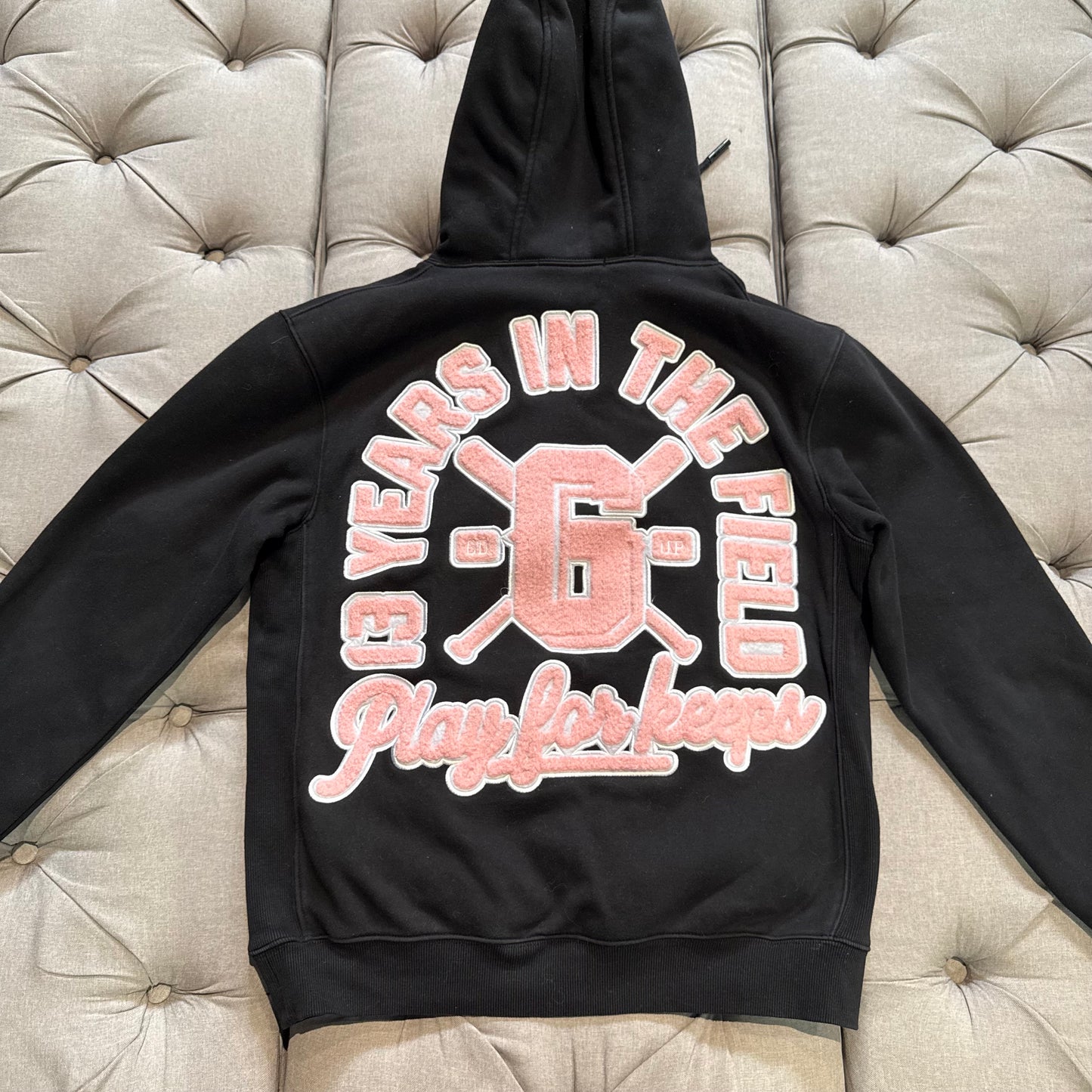 Geedup 13 Years In The Field Hoodie 'Black Pink' (Second hand)