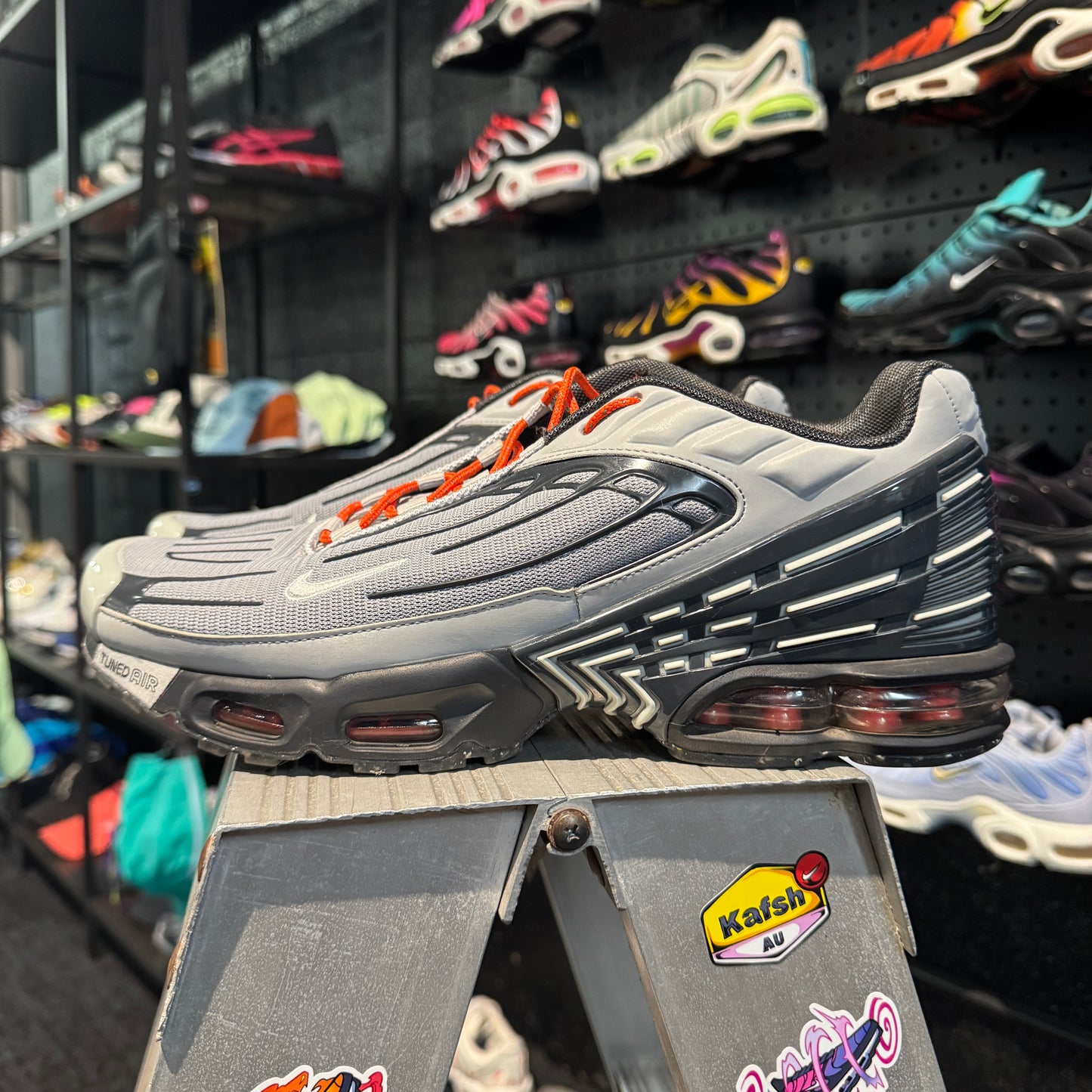 Nike Air Max Plus 'TN3' Light Smoke Grey Orange (Second hand)