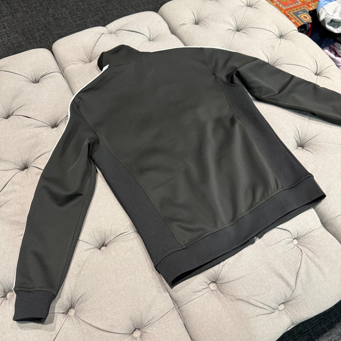 Geedup Play For Keeps Zip-Up Track Jacket ‘Black Baby Blue’ (Second hand)