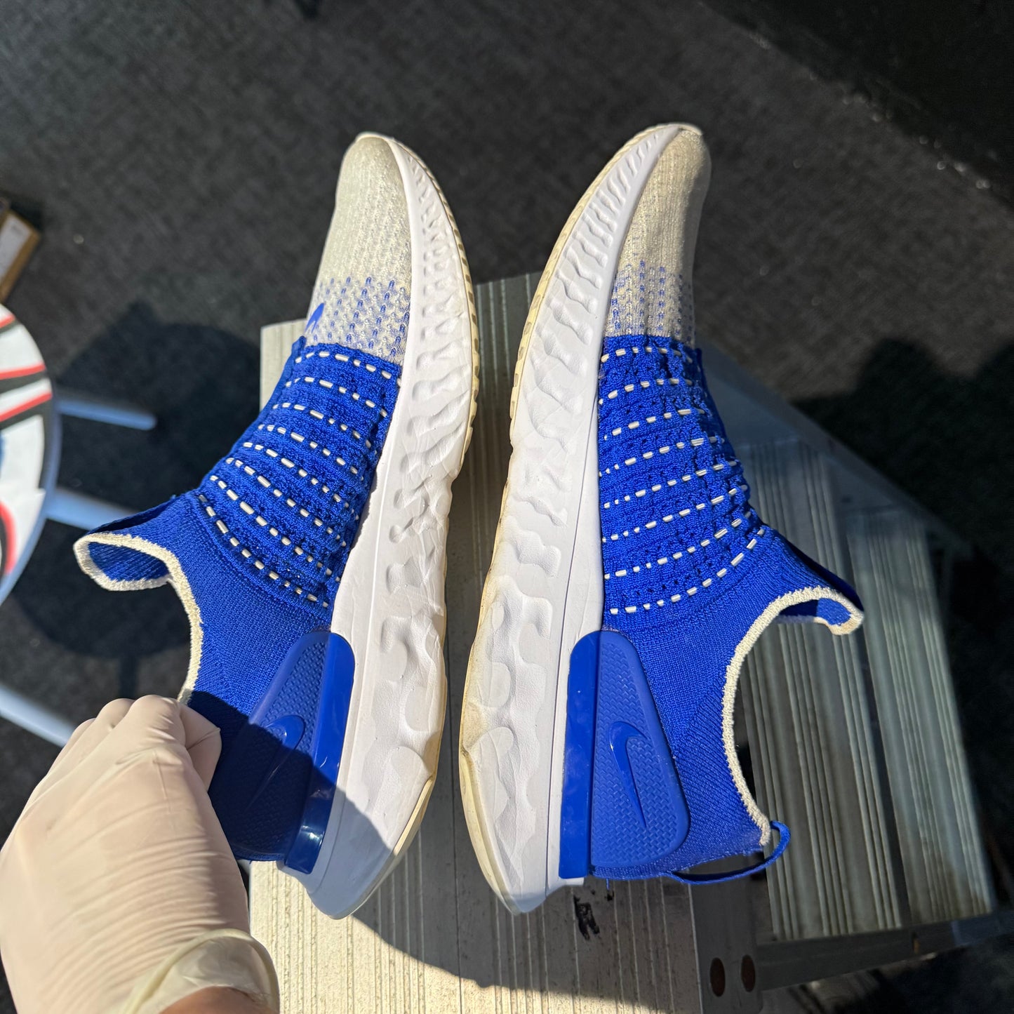 Nike React Phantom Run Flyknit 2 'Photo Blue White' (Second hand)