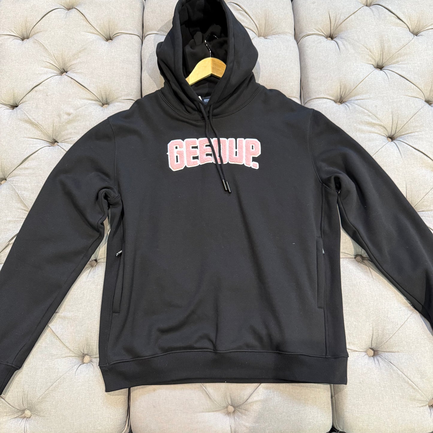 Geedup 13 Years Play For Keeps Hoodie 'Black Pink' (Second hand)