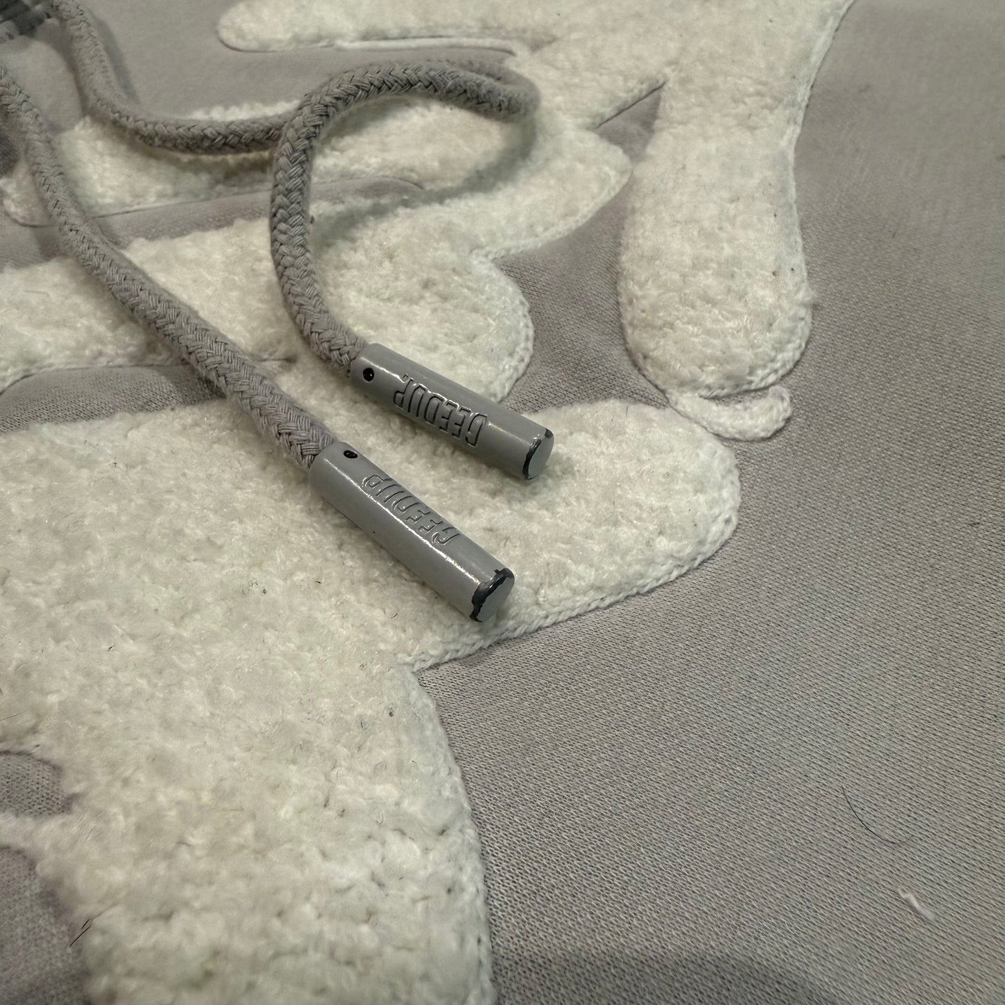 Geedup Handstyle Hoodie 'Grey White' (2022) (Second hand)