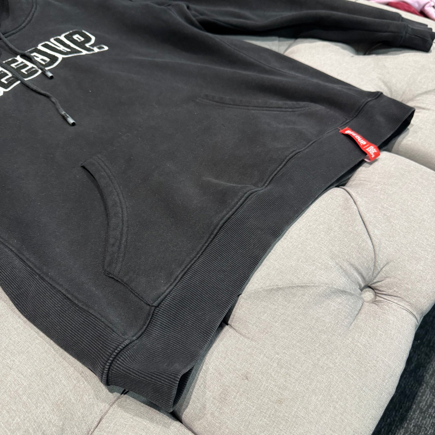 Geedup Play For Keeps Hoodie 'Black White Black' (Second hand)
