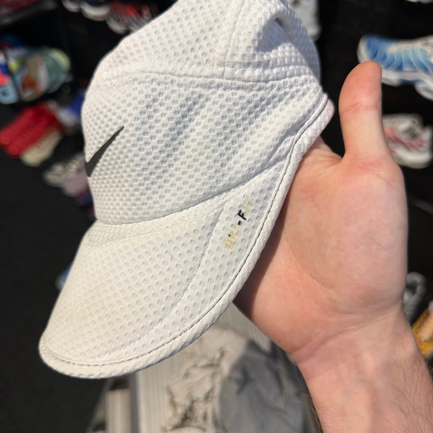 Nike Mesh Drifit Tailwind Cap 'White' (Second Hand)