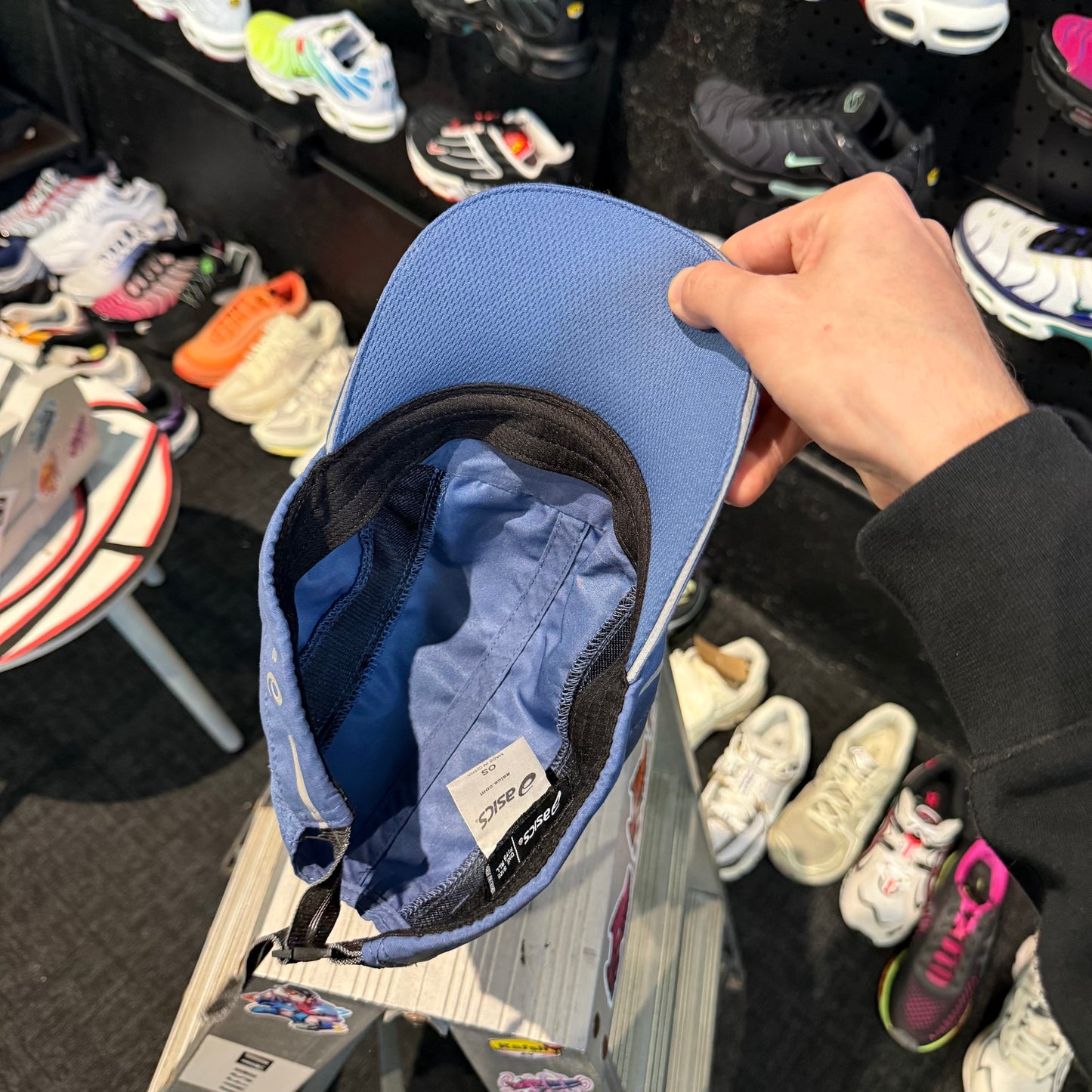 Asics Cap Brim Logo 'Navy Blue Reflective' (Second hand)